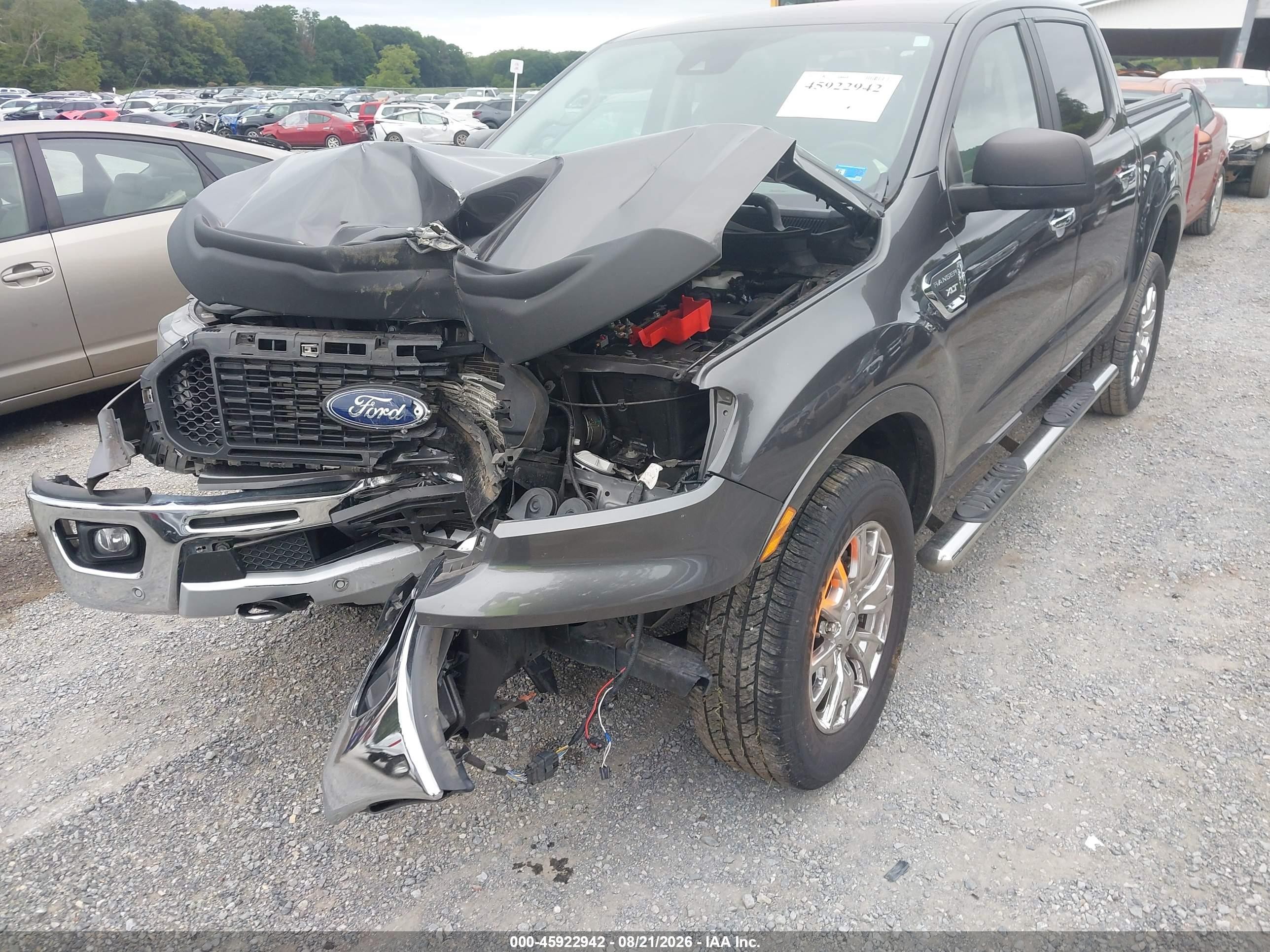2019 Ford Ranger Xlt Gray vin: 1FTER4EH6KLA81041