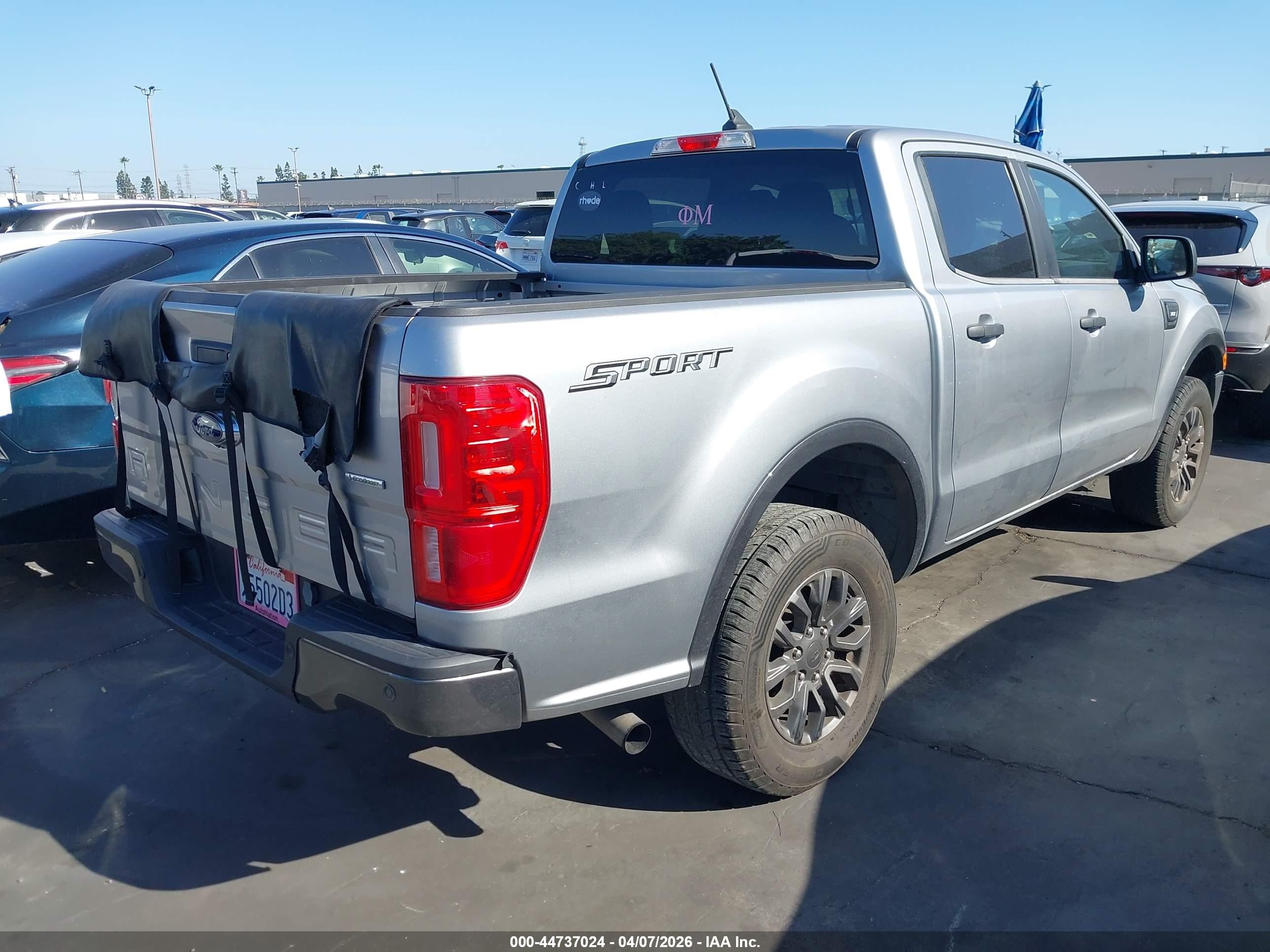 2020 Ford Ranger Xlt Silver vin: 1FTER4EH6LLA51457