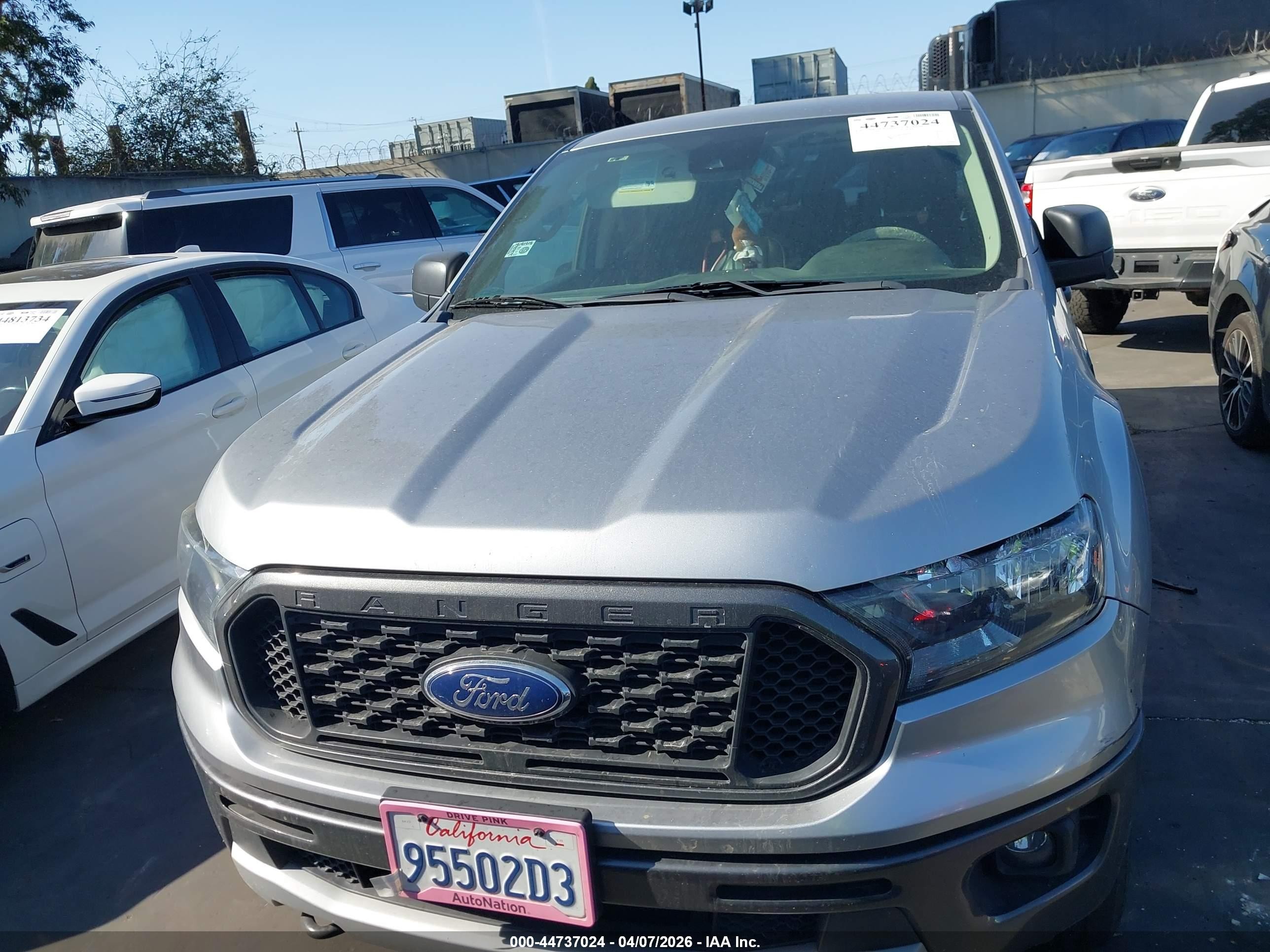 2020 Ford Ranger Xlt Silver vin: 1FTER4EH6LLA51457