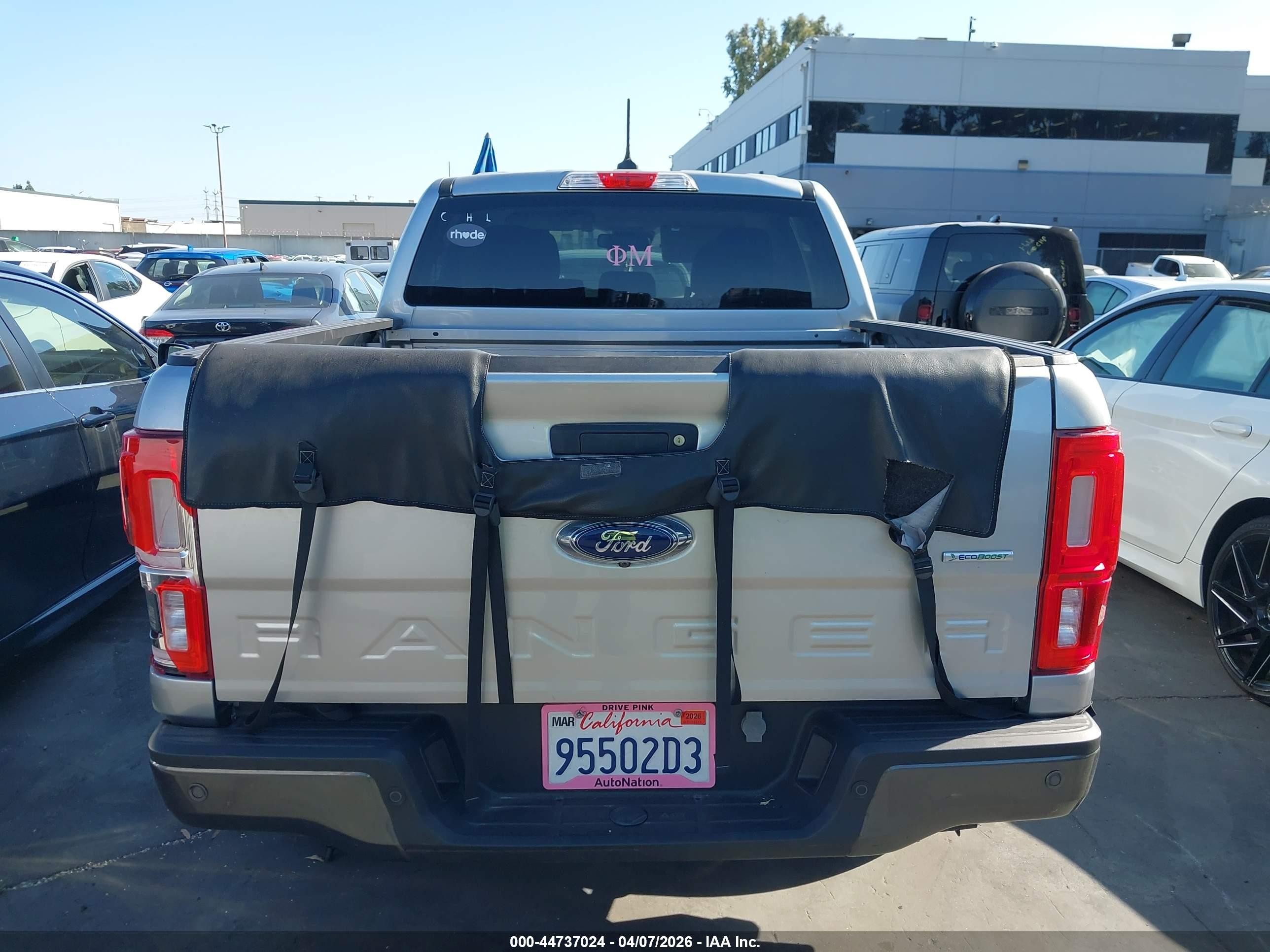2020 Ford Ranger Xlt Silver vin: 1FTER4EH6LLA51457