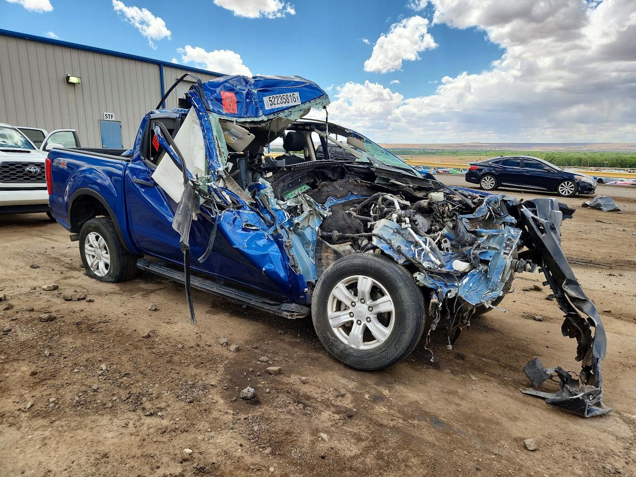 2019 Ford Ranger Xl Blue vin: 1FTER4EH7KLA49358