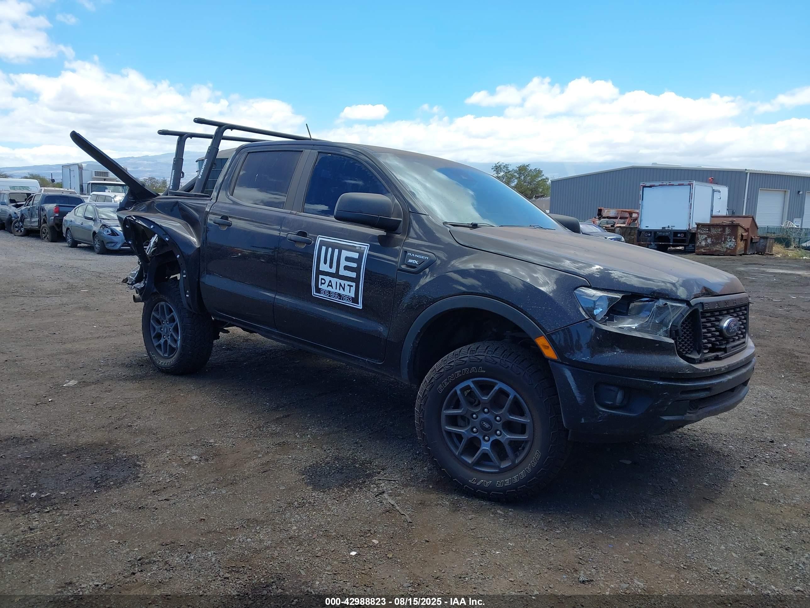 2021 Ford Ranger Xl Black vin: 1FTER4EH7MLD41465
