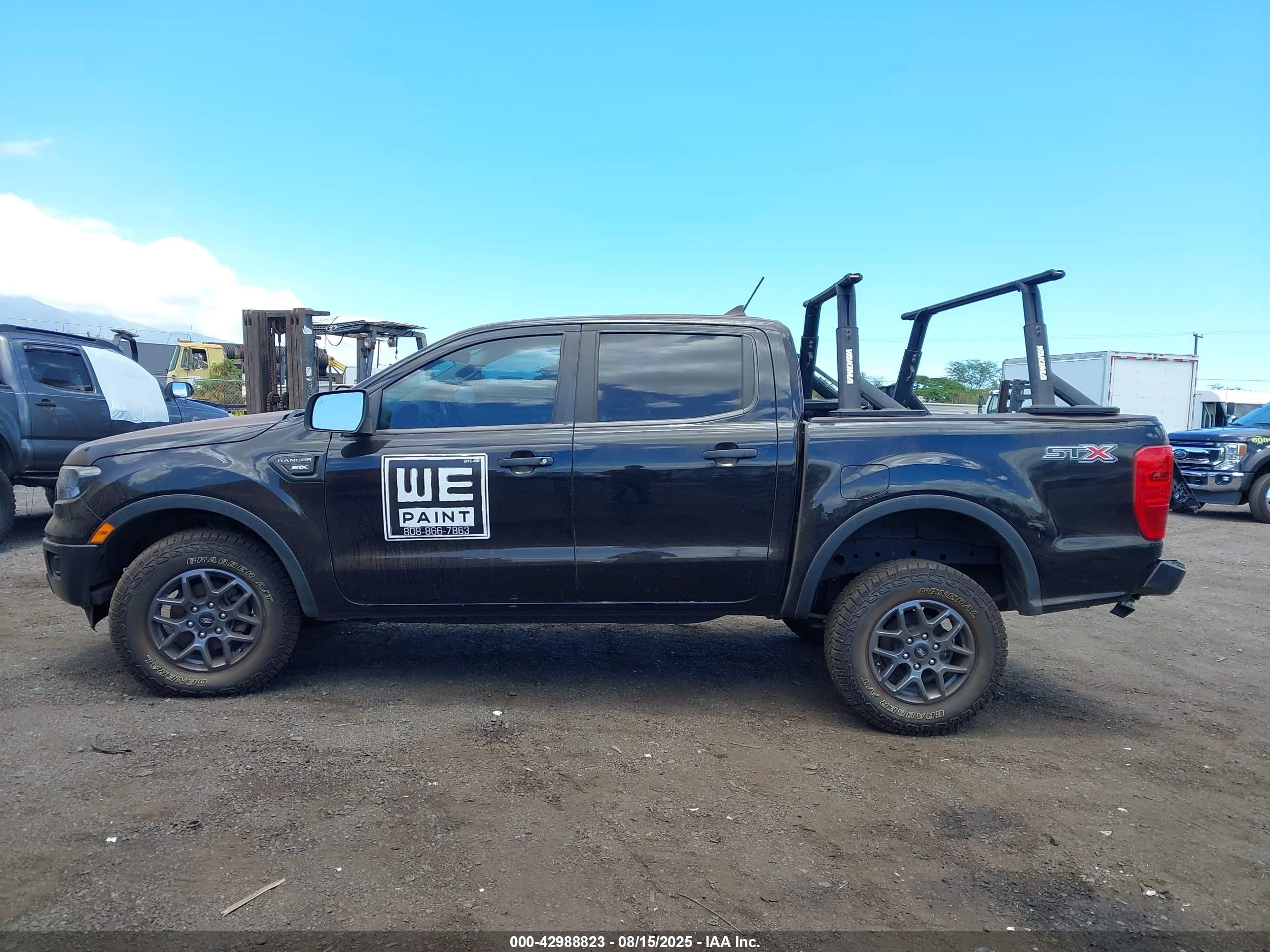 2021 Ford Ranger Xl Black vin: 1FTER4EH7MLD41465