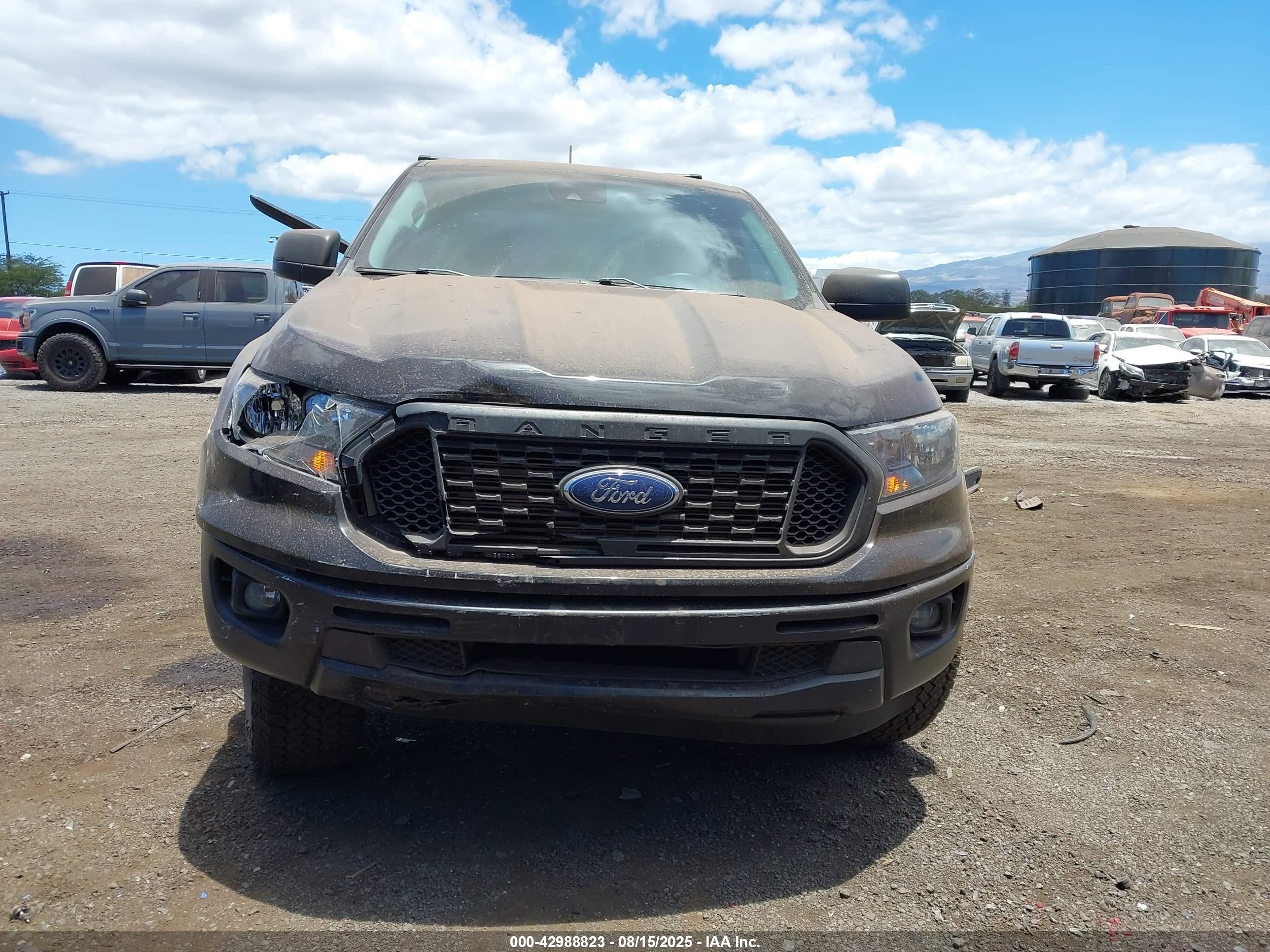 2021 Ford Ranger Xl Black vin: 1FTER4EH7MLD41465