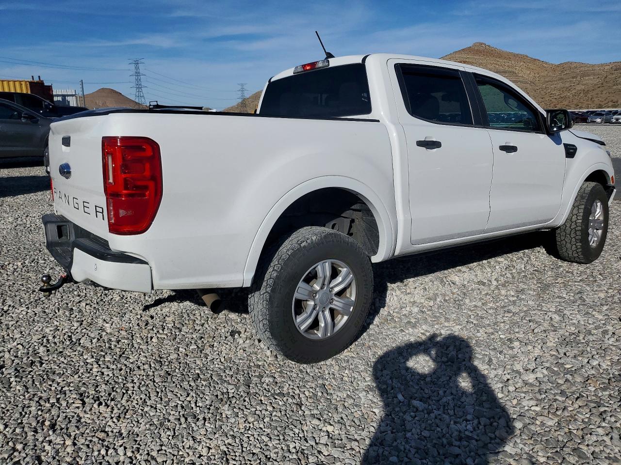 2021 Ford Ranger Xl White vin: 1FTER4EHXMLD07312