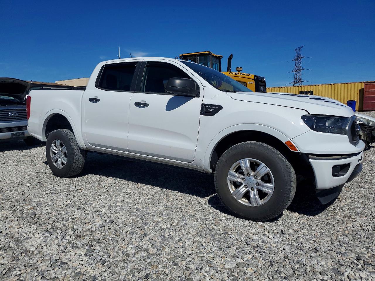 2021 Ford Ranger Xl White vin: 1FTER4EHXMLD07312