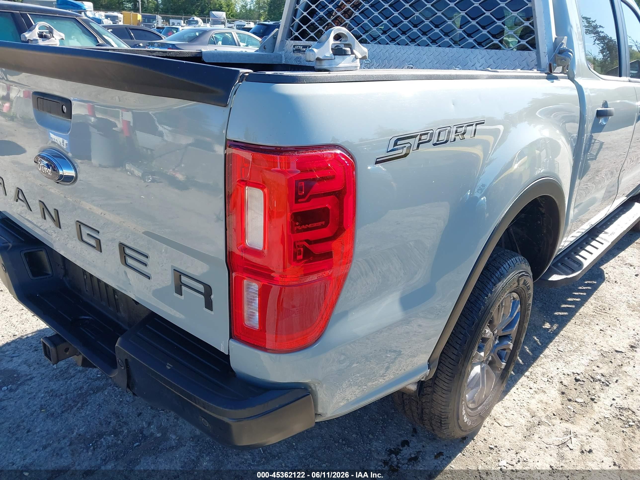 2021 Ford Ranger Xlt Gray vin: 1FTER4EHXMLD49172