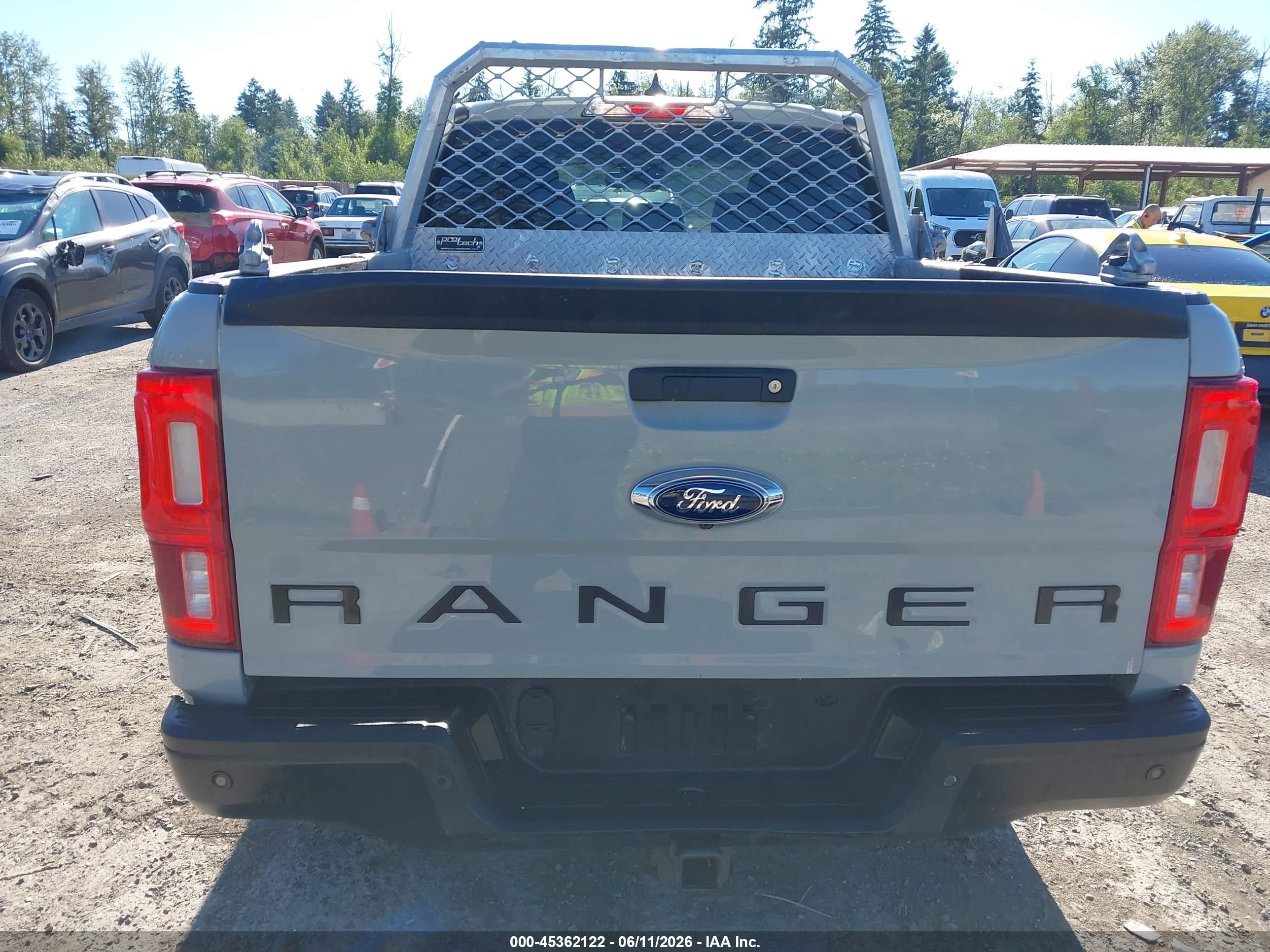 2021 Ford Ranger Xlt Gray vin: 1FTER4EHXMLD49172