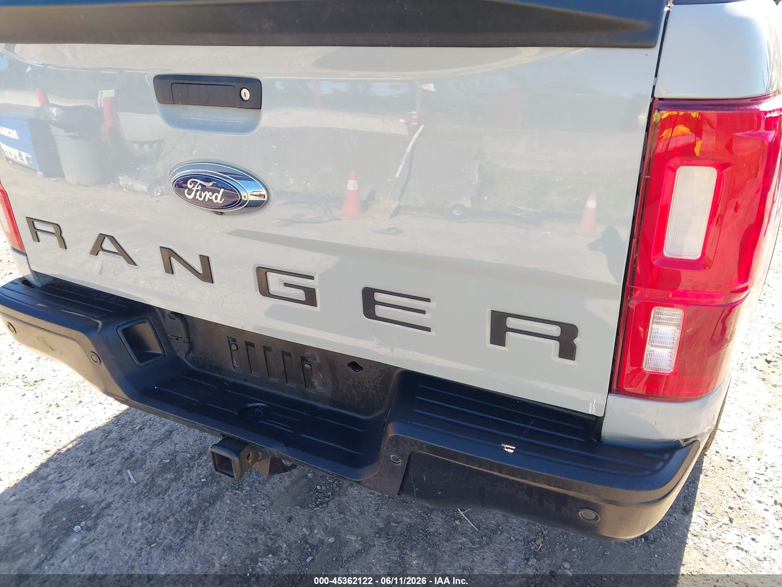 2021 Ford Ranger Xlt Gray vin: 1FTER4EHXMLD49172