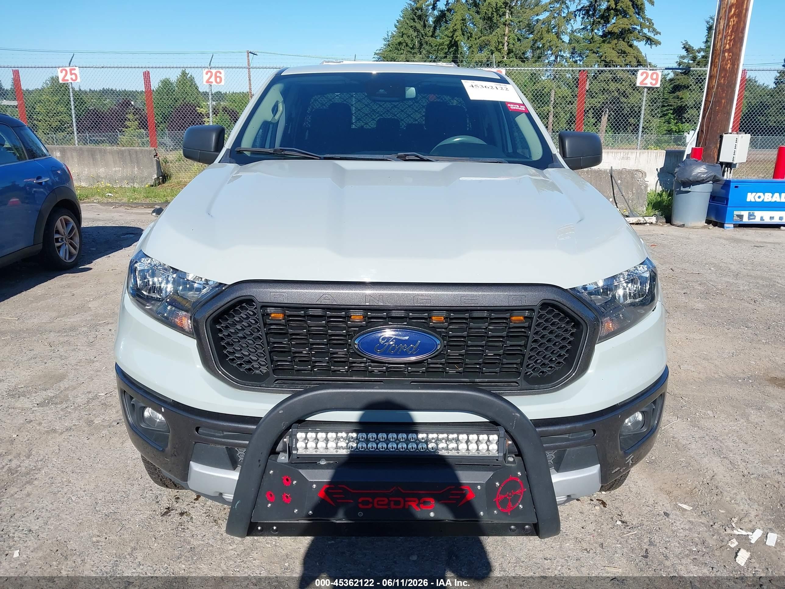2021 Ford Ranger Xlt Gray vin: 1FTER4EHXMLD49172