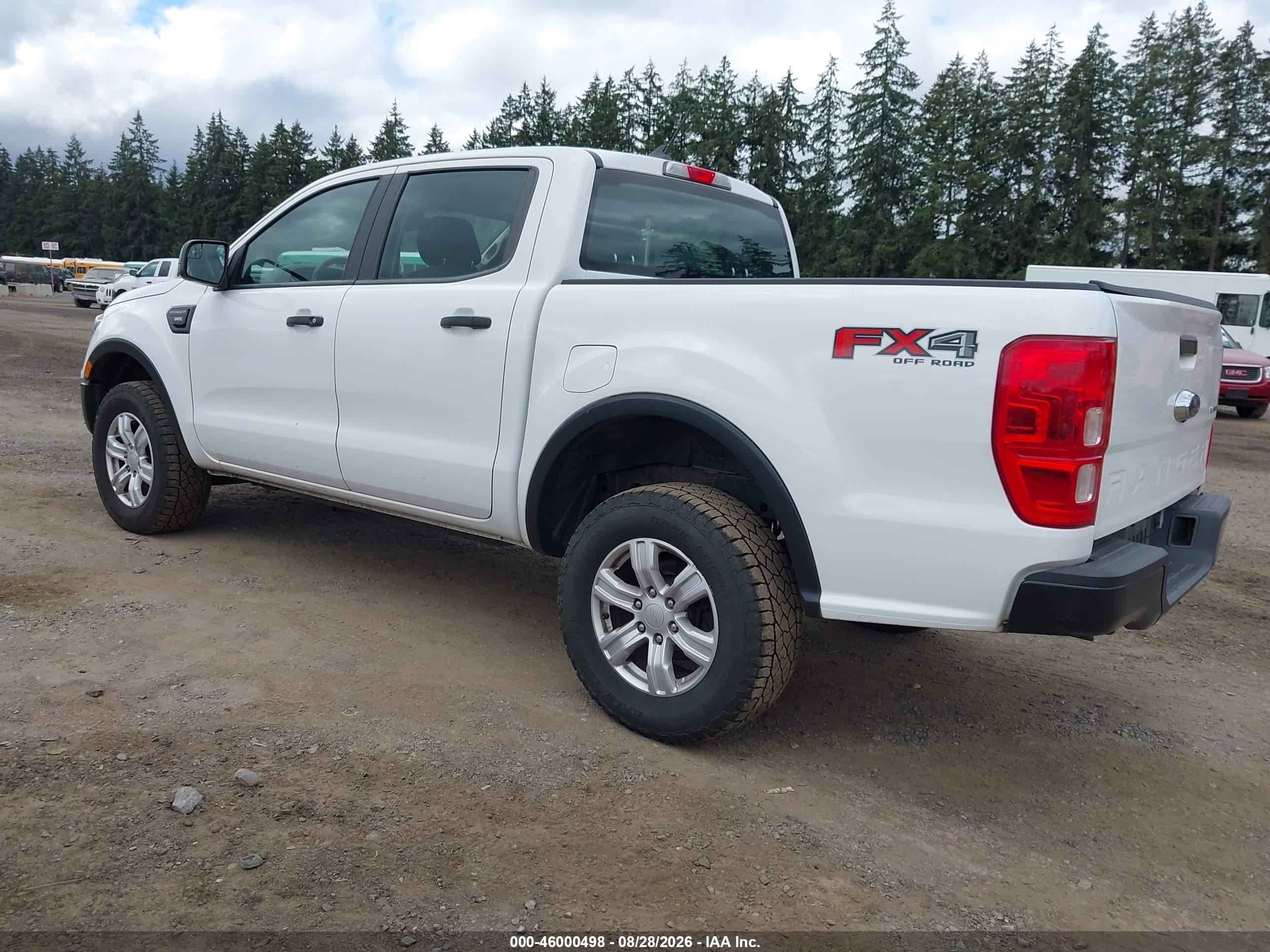2019 Ford Ranger Xl White vin: 1FTER4FH0KLA77131
