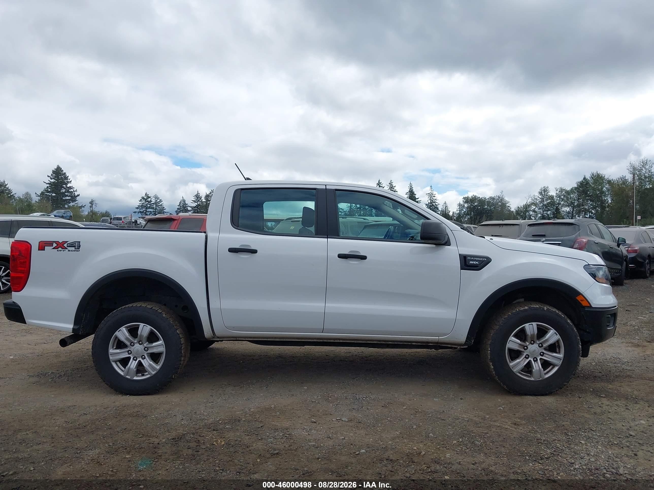 2019 Ford Ranger Xl White vin: 1FTER4FH0KLA77131