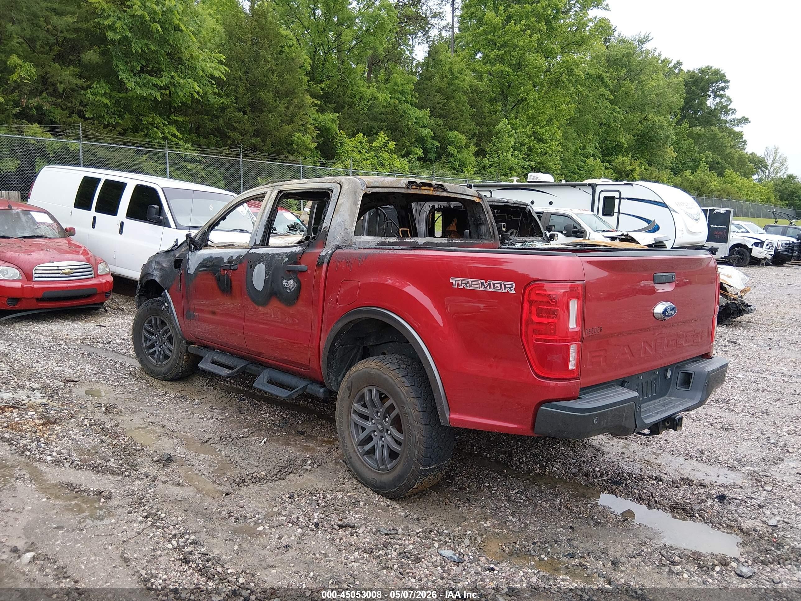 2021 Ford Ranger Xlt Red vin: 1FTER4FH0MLD33366