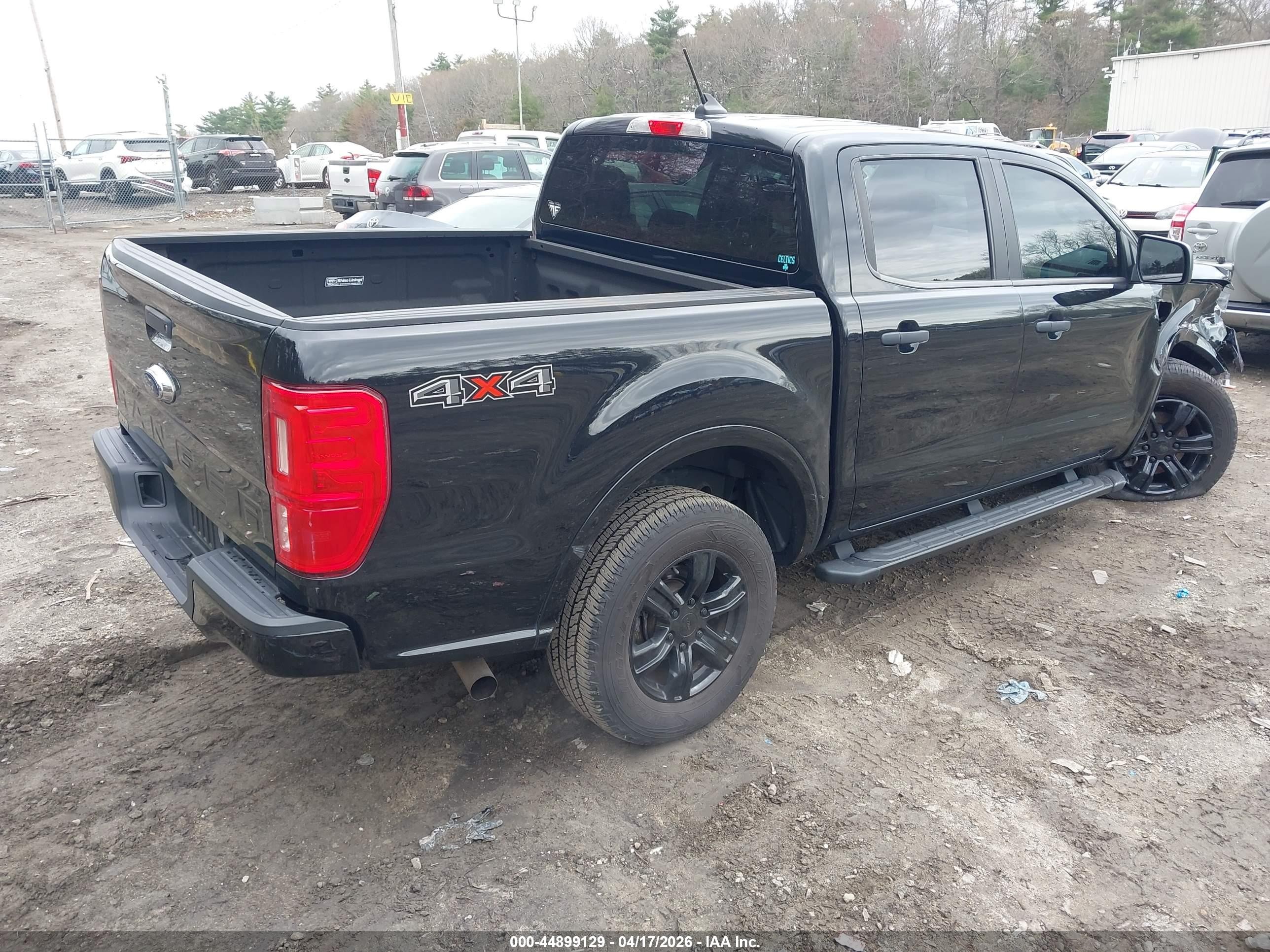 2021 Ford Ranger Xlt Black vin: 1FTER4FH0MLD89324