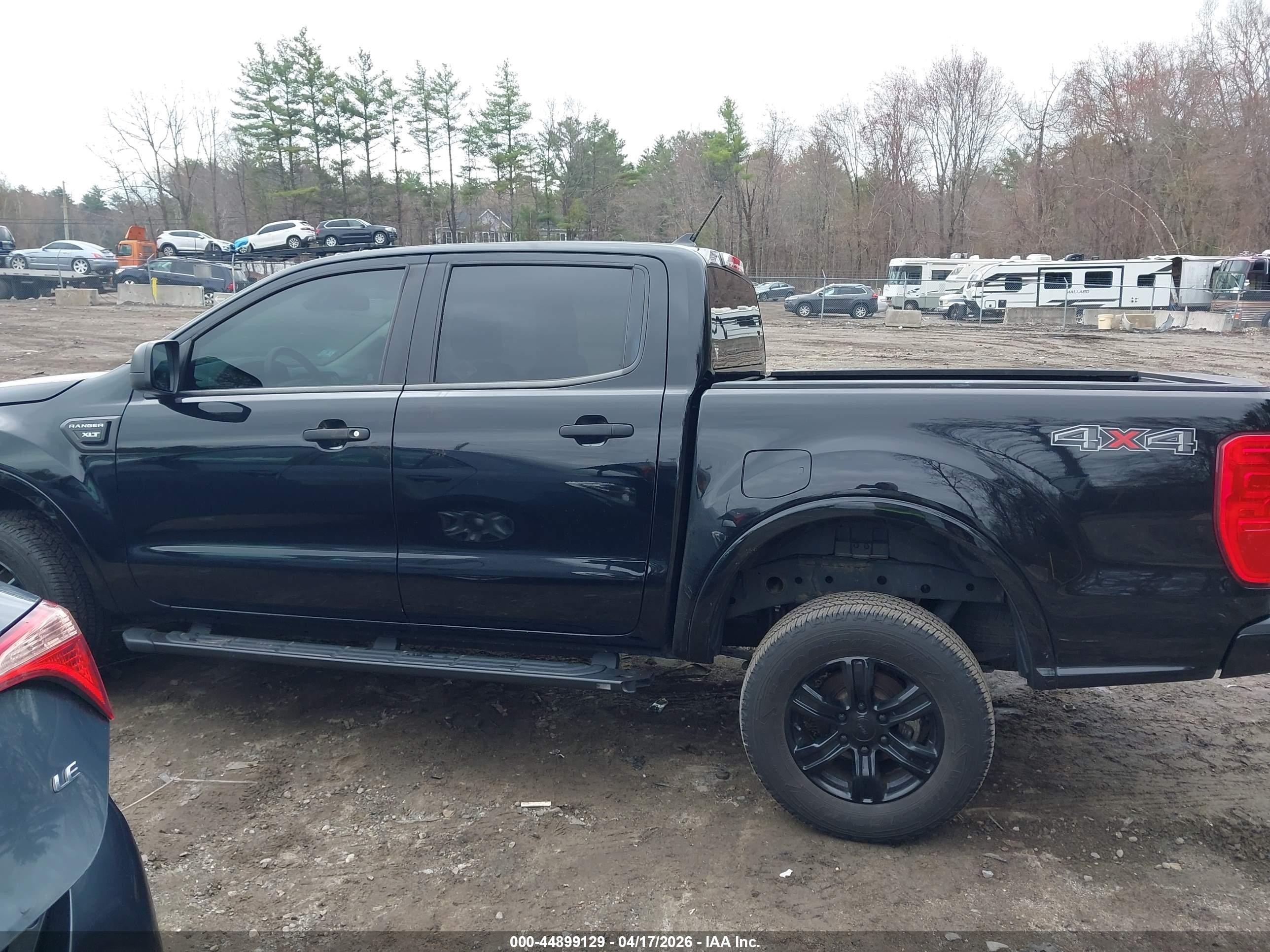 2021 Ford Ranger Xlt Black vin: 1FTER4FH0MLD89324
