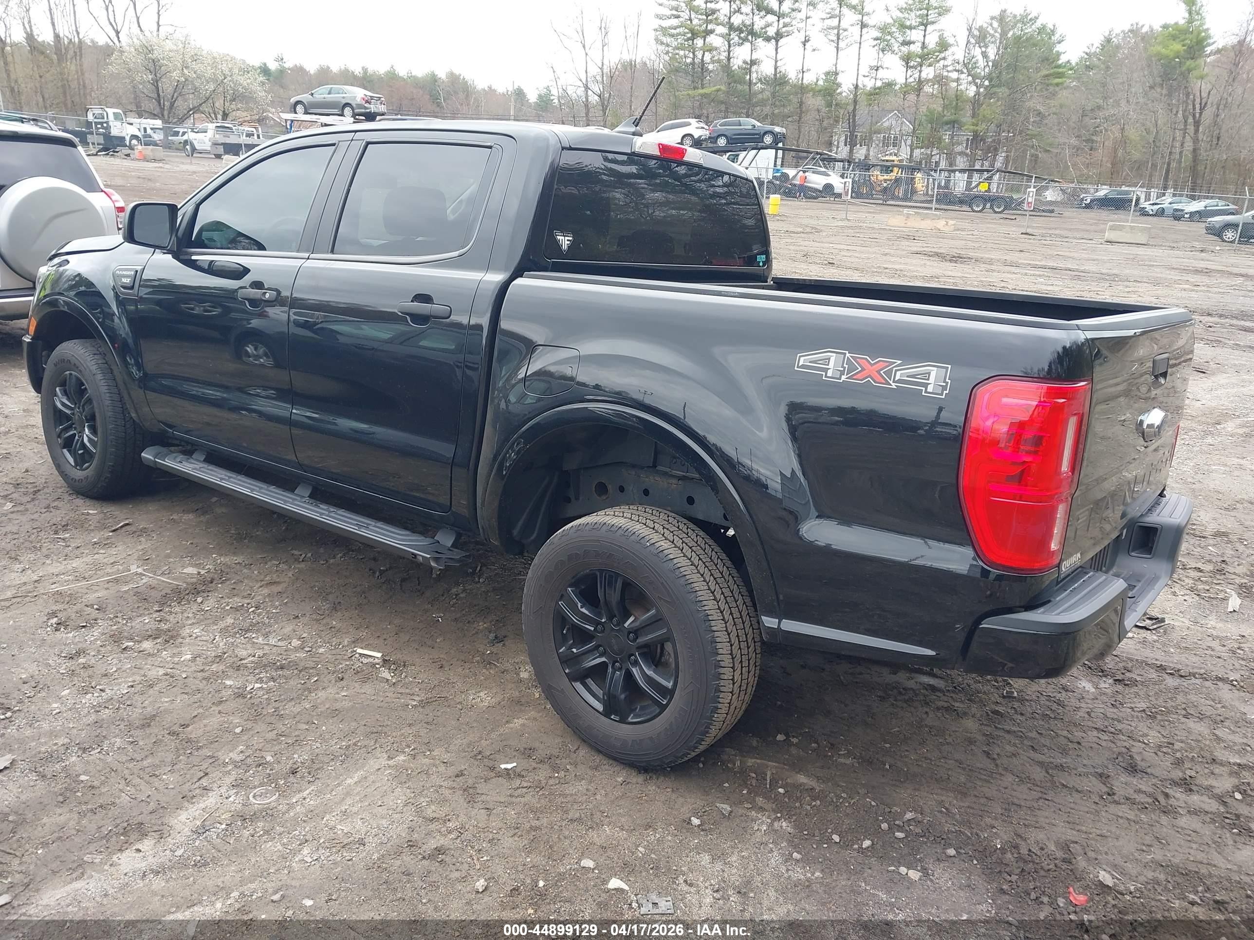 2021 Ford Ranger Xlt Black vin: 1FTER4FH0MLD89324