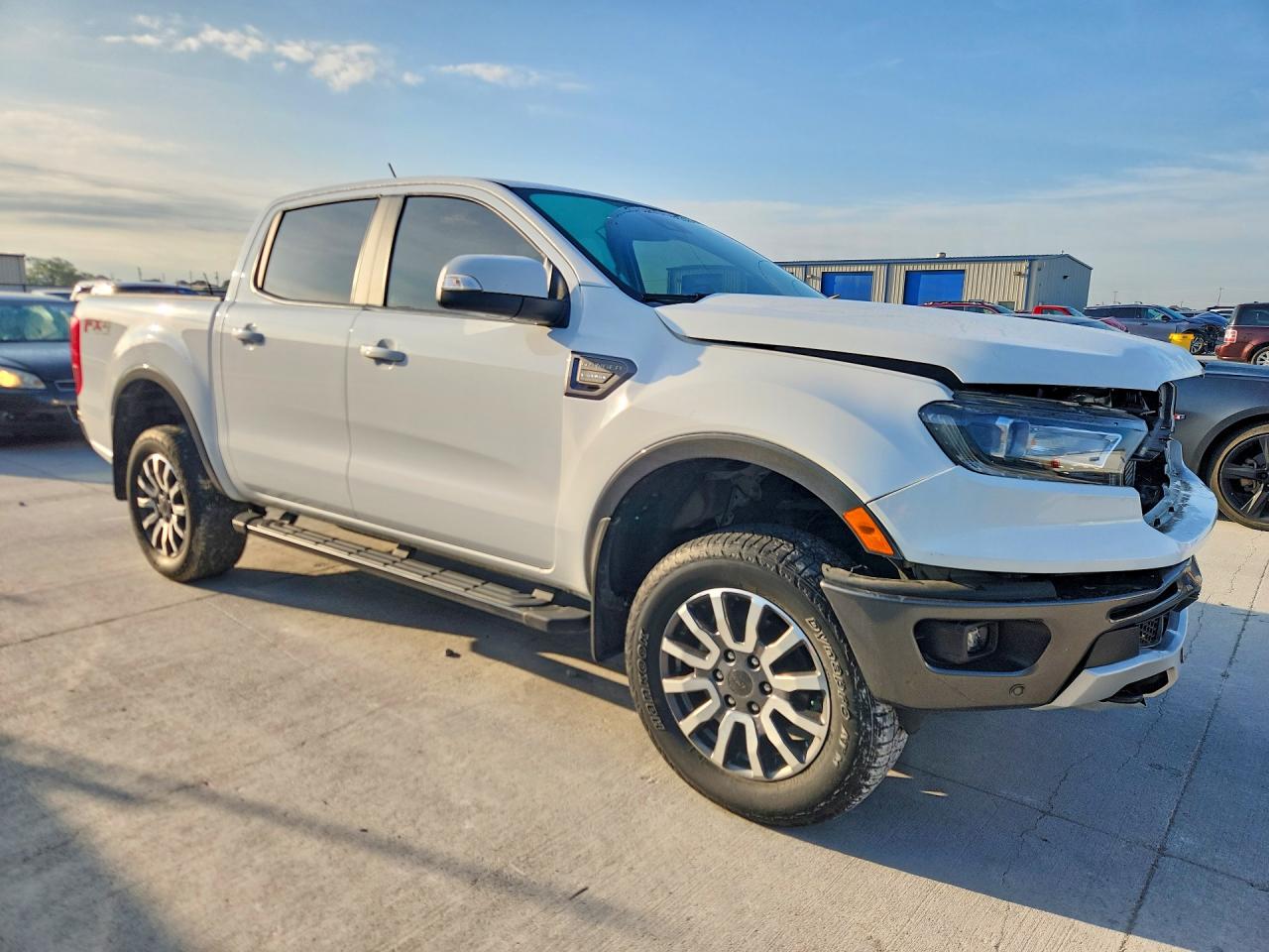2022 Ford Ranger Xl White vin: 1FTER4FH0NLD22711