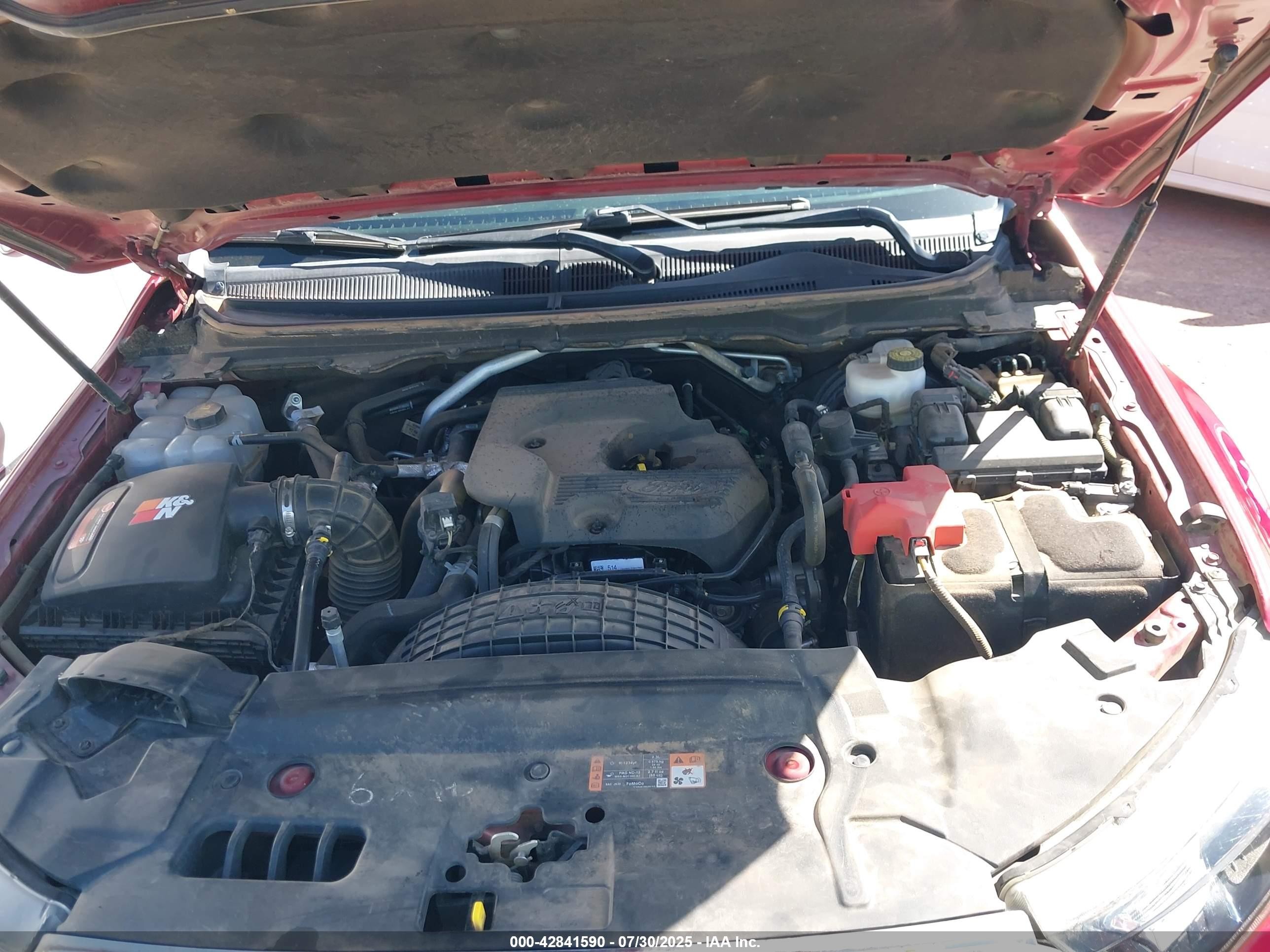 2020 Ford Ranger Lariat Red vin: 1FTER4FH1LLA67113
