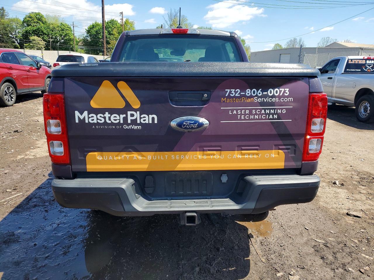2021 Ford Ranger Xl/xlt/lariat Purple vin: 1FTER4FH1MLD90014