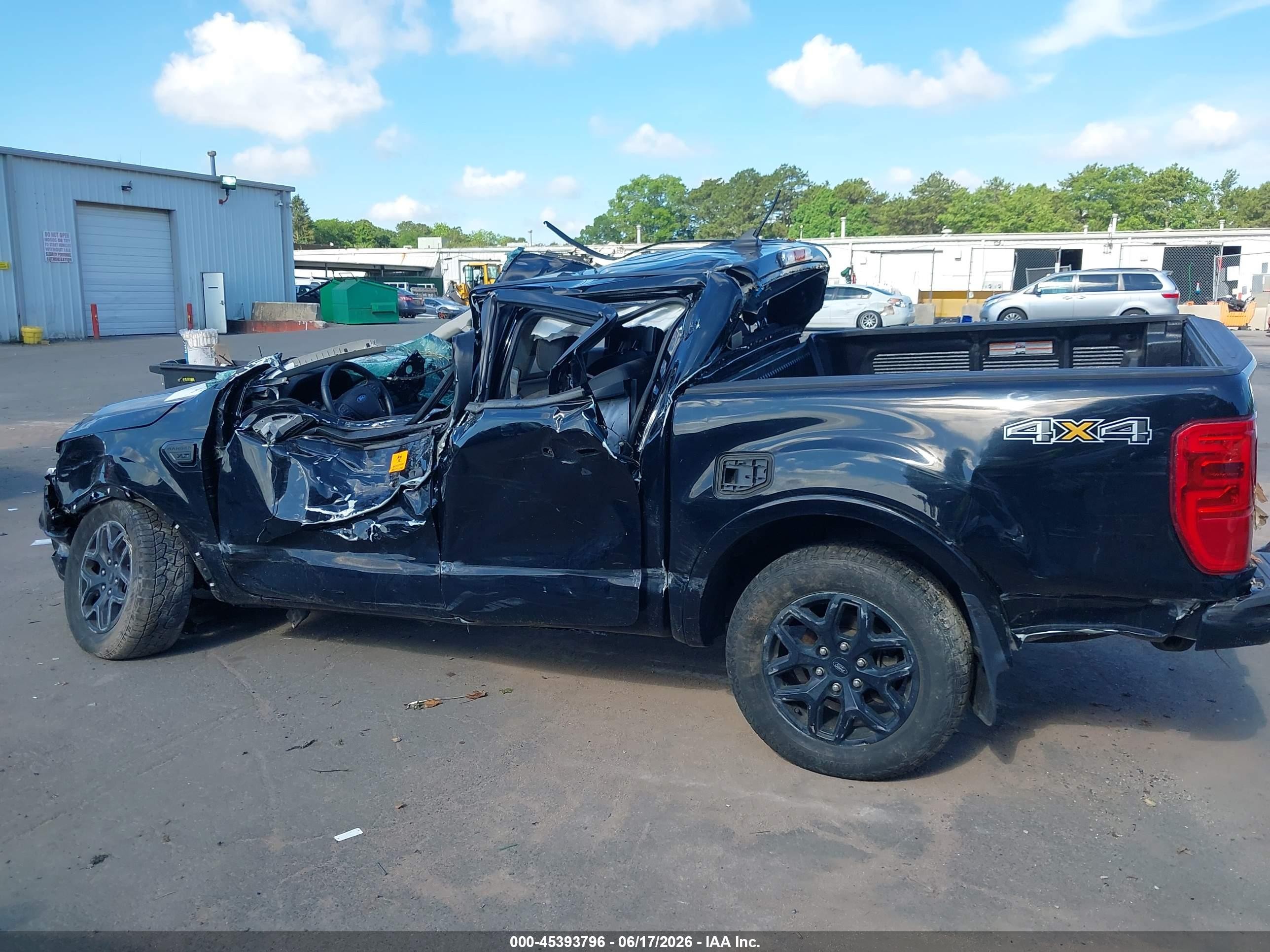 2022 Ford Ranger Xlt Black vin: 1FTER4FH1NLD01737