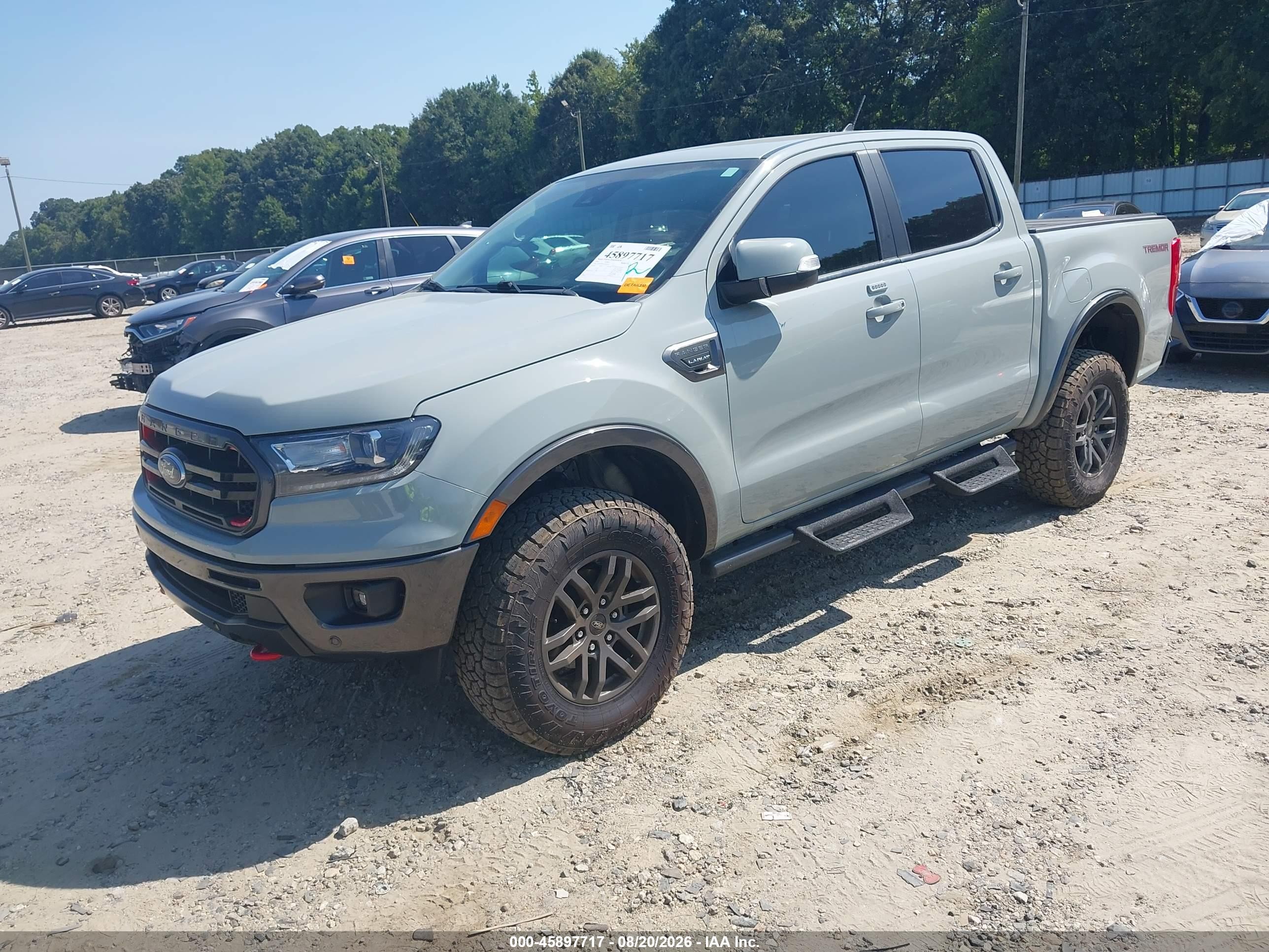 2022 Ford Ranger Lariat Gray vin: 1FTER4FH1NLD05318
