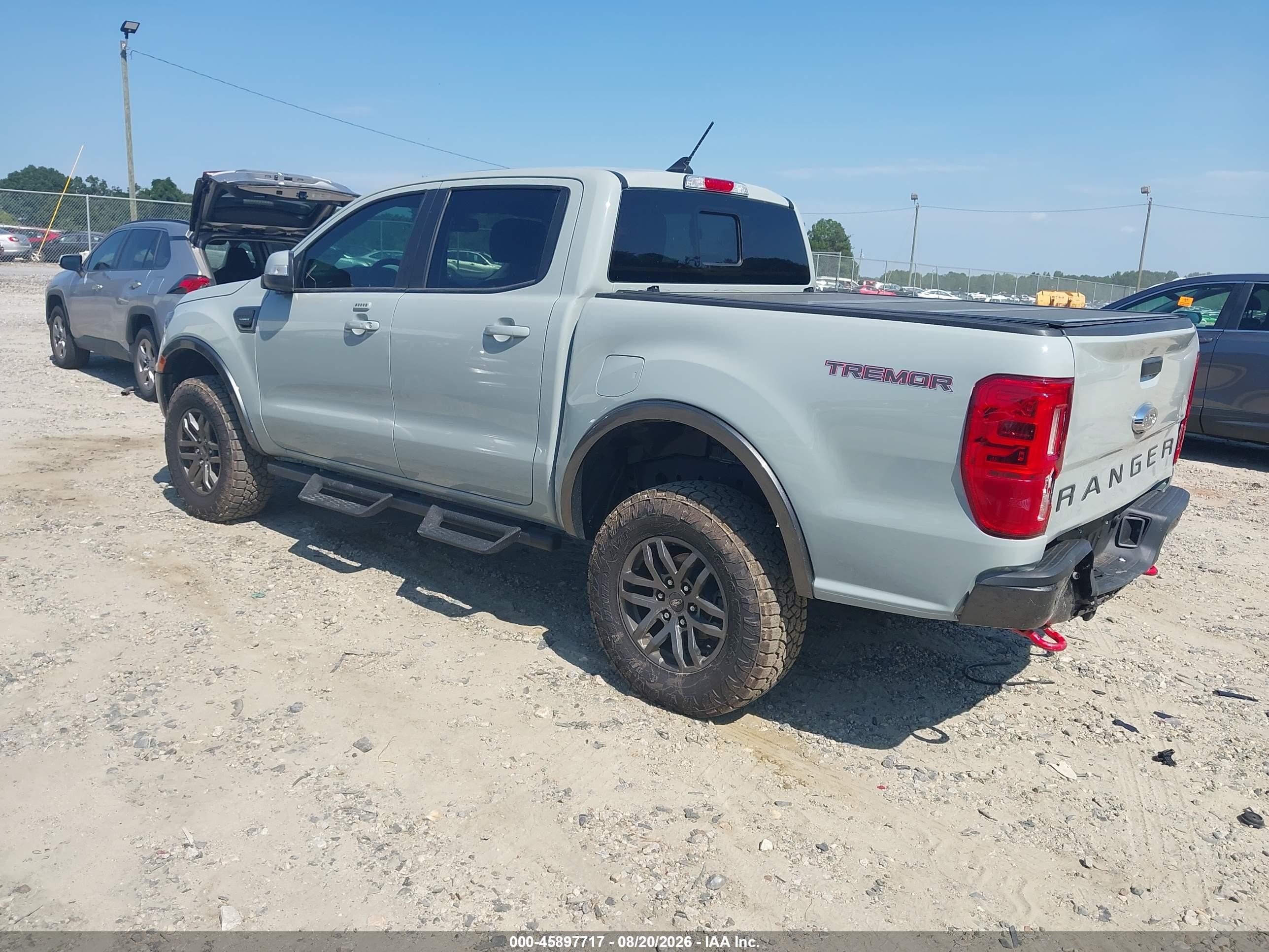 2022 Ford Ranger Lariat Gray vin: 1FTER4FH1NLD05318
