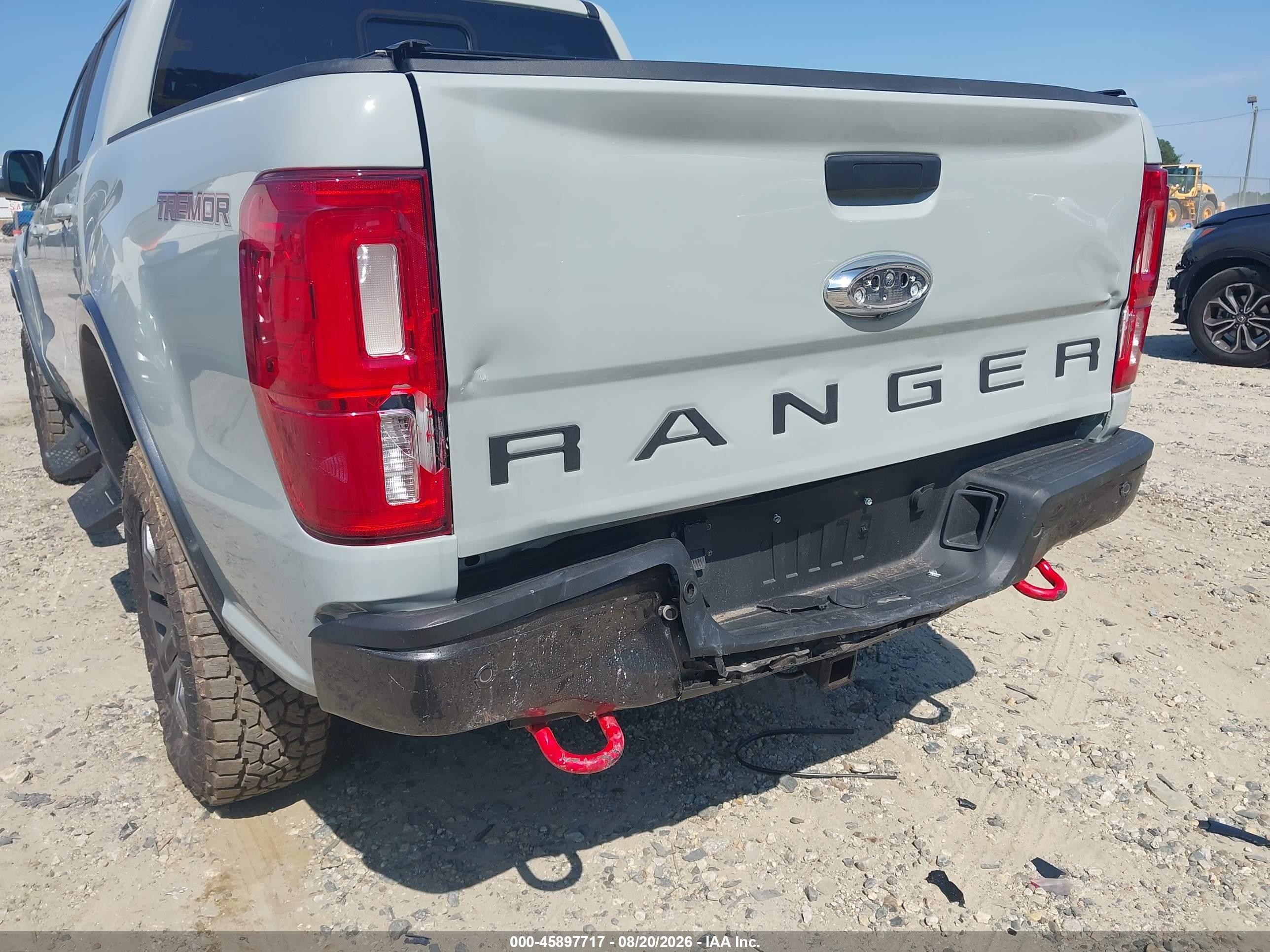 2022 Ford Ranger Lariat Gray vin: 1FTER4FH1NLD05318