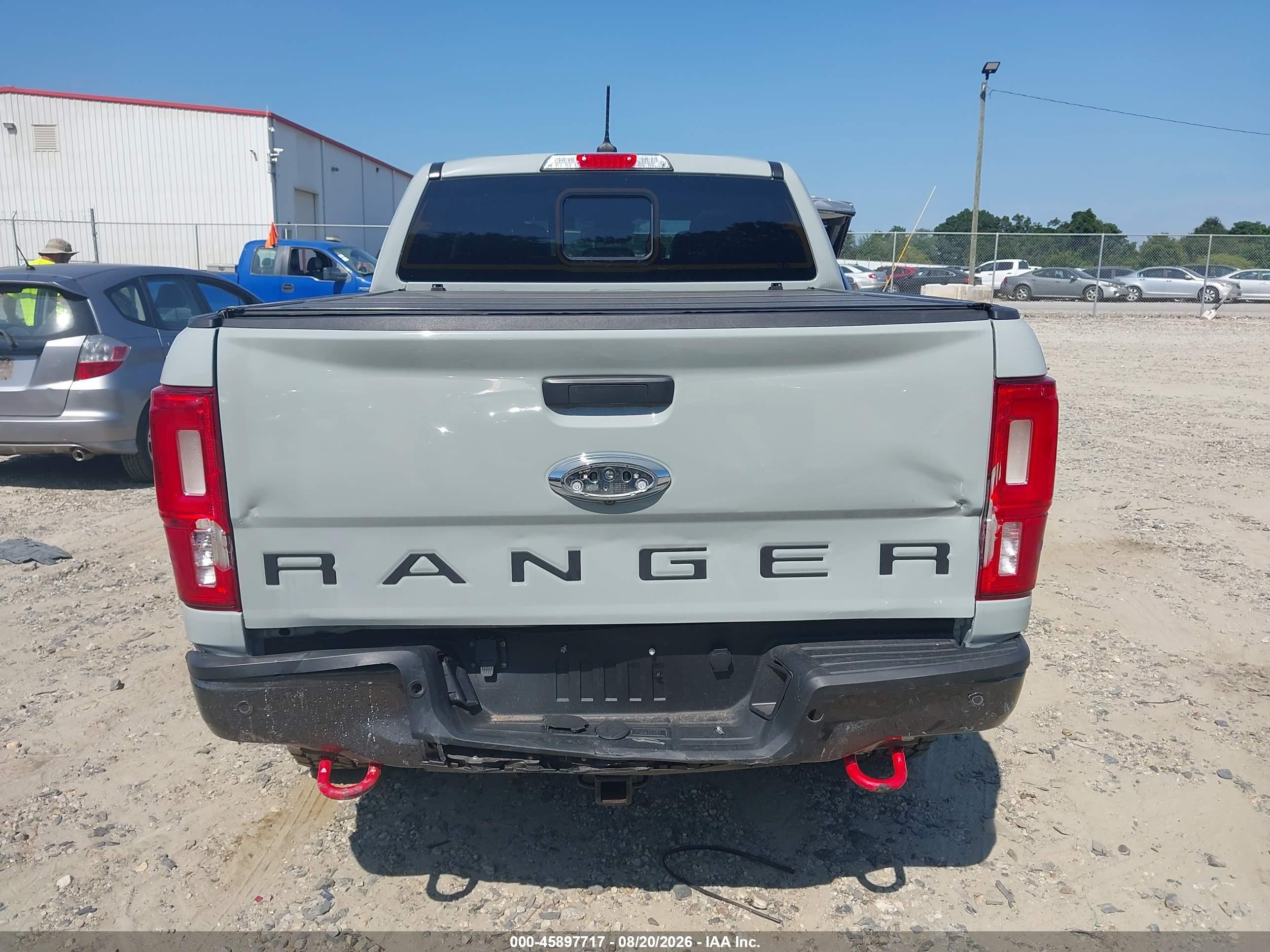 2022 Ford Ranger Lariat Gray vin: 1FTER4FH1NLD05318