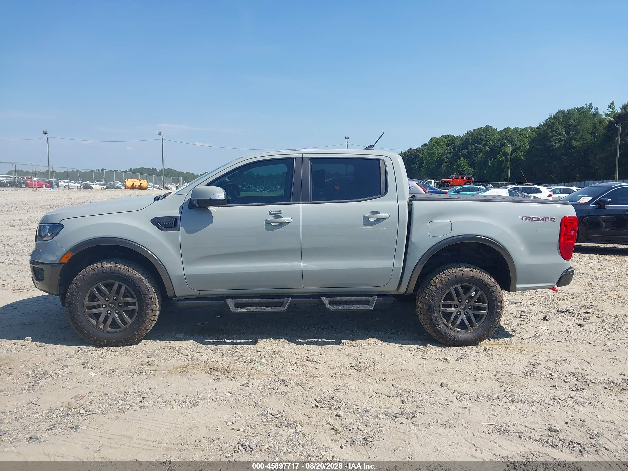 2022 Ford Ranger Lariat Gray vin: 1FTER4FH1NLD05318