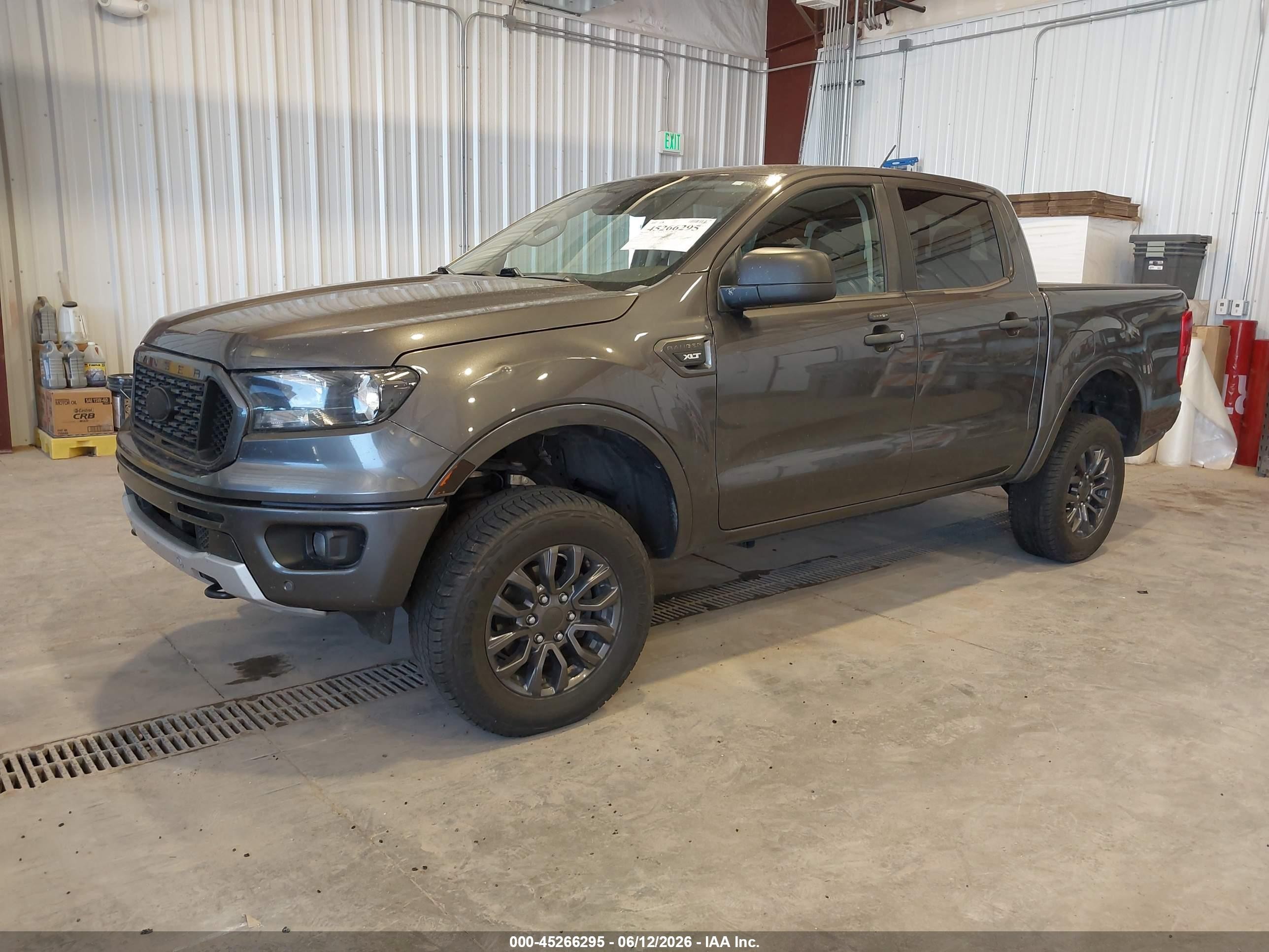2019 Ford Ranger Xlt Gray vin: 1FTER4FH2KLA11891