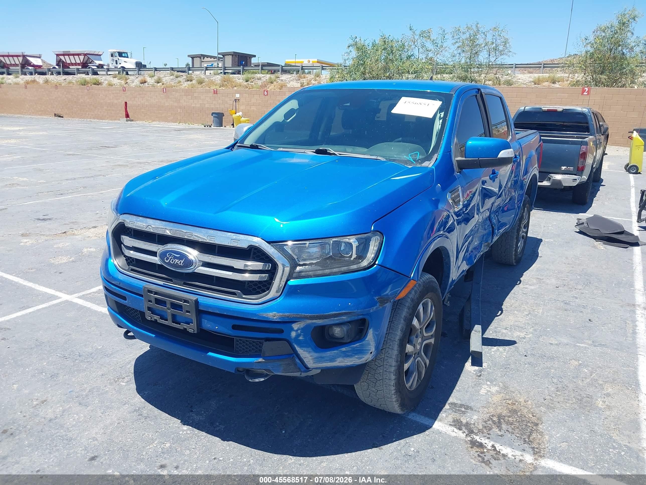 2021 Ford Ranger Lariat Blue vin: 1FTER4FH2MLD40769