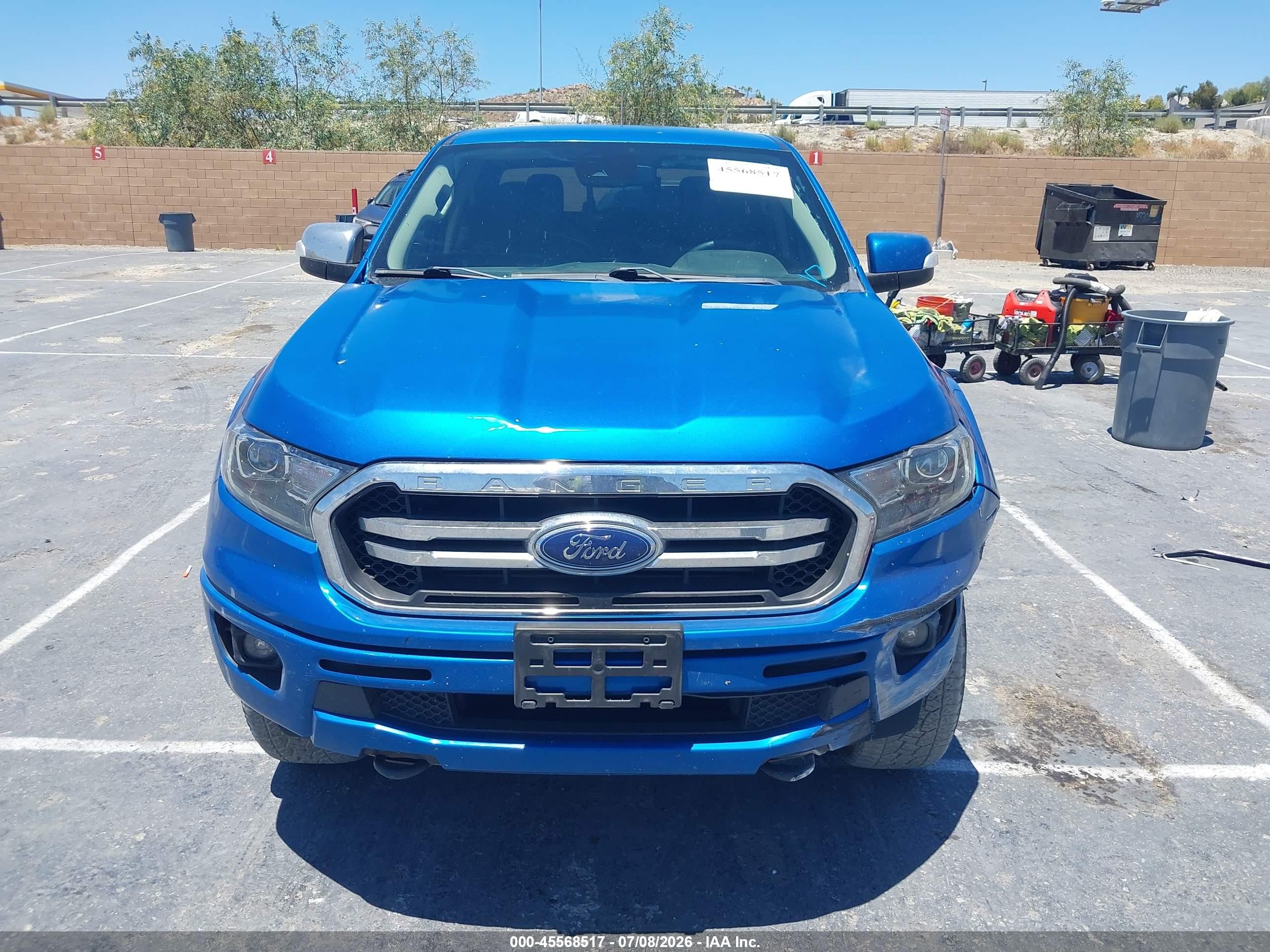 2021 Ford Ranger Lariat Blue vin: 1FTER4FH2MLD40769