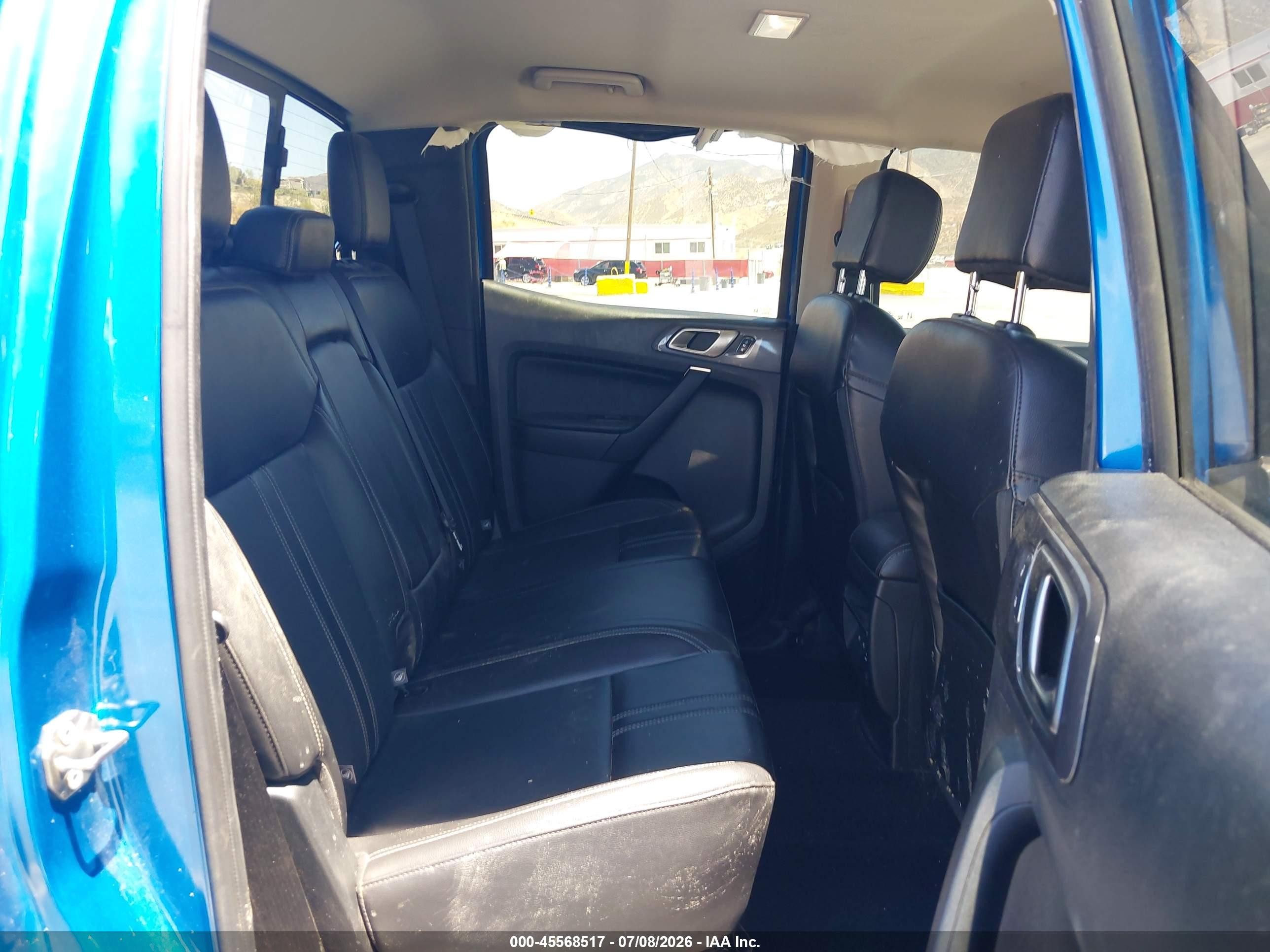 2021 Ford Ranger Lariat Blue vin: 1FTER4FH2MLD40769