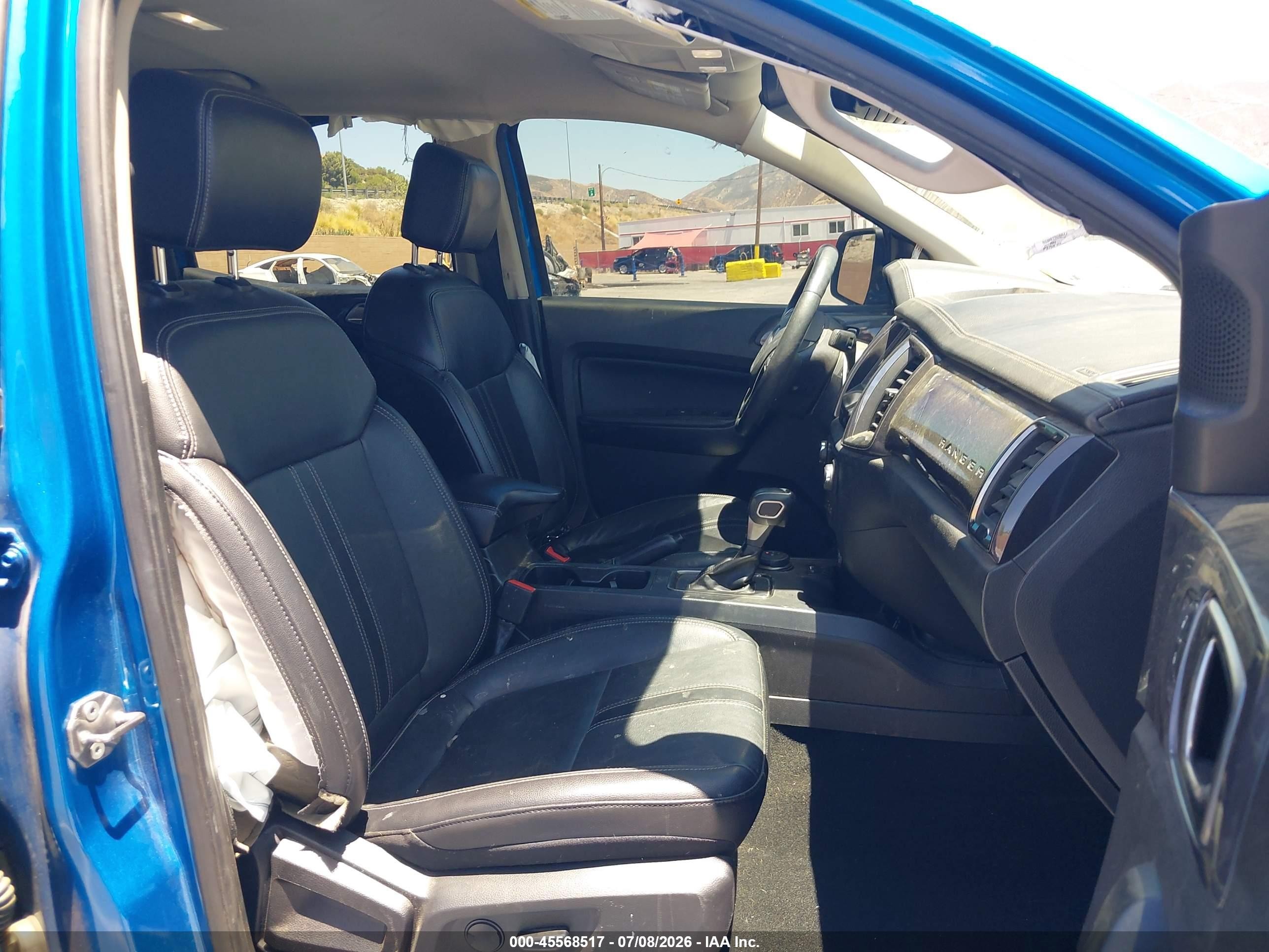 2021 Ford Ranger Lariat Blue vin: 1FTER4FH2MLD40769