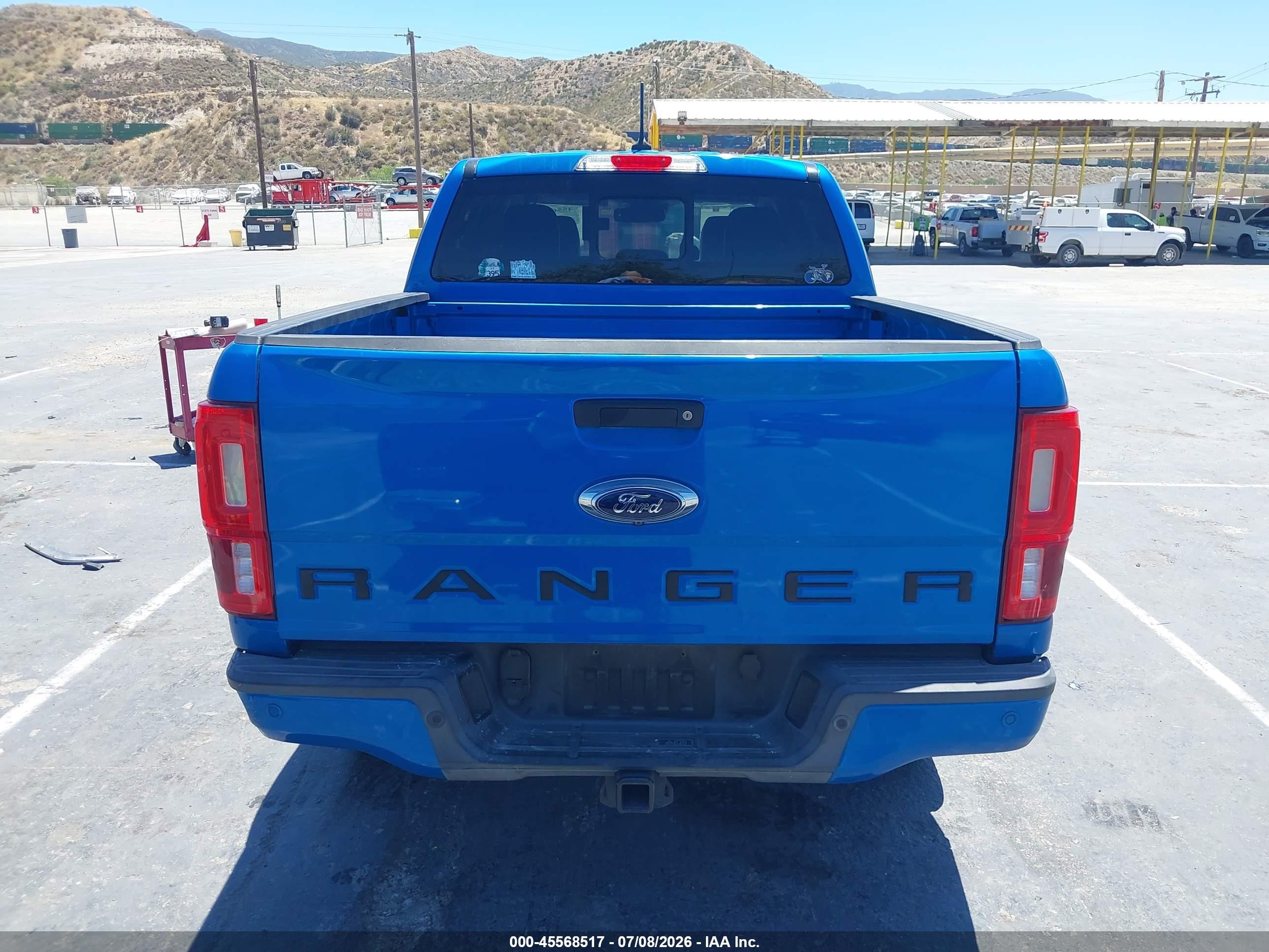 2021 Ford Ranger Lariat Blue vin: 1FTER4FH2MLD40769