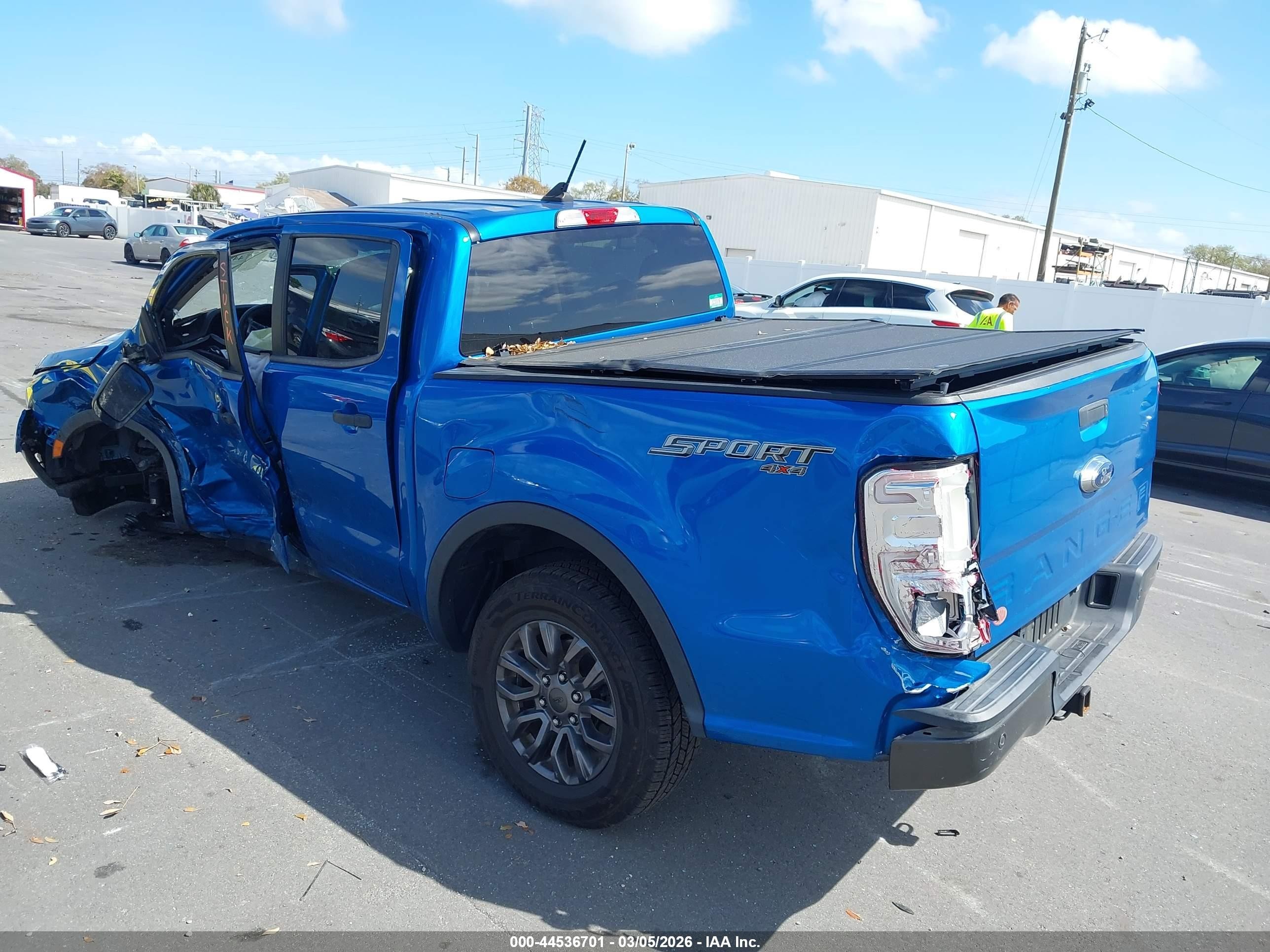 2021 Ford Ranger Xlt Blue vin: 1FTER4FH2MLE01960