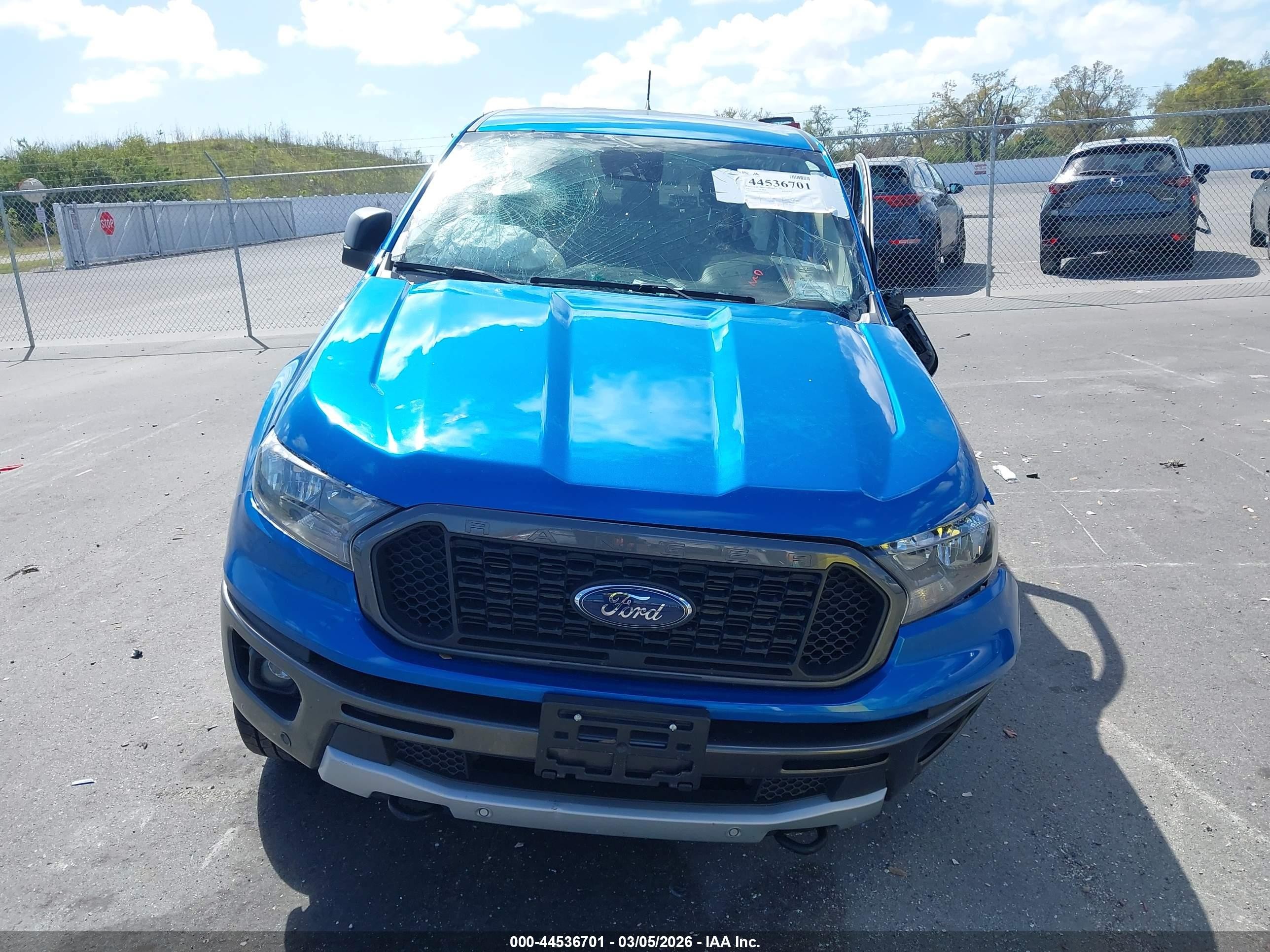 2021 Ford Ranger Xlt Blue vin: 1FTER4FH2MLE01960