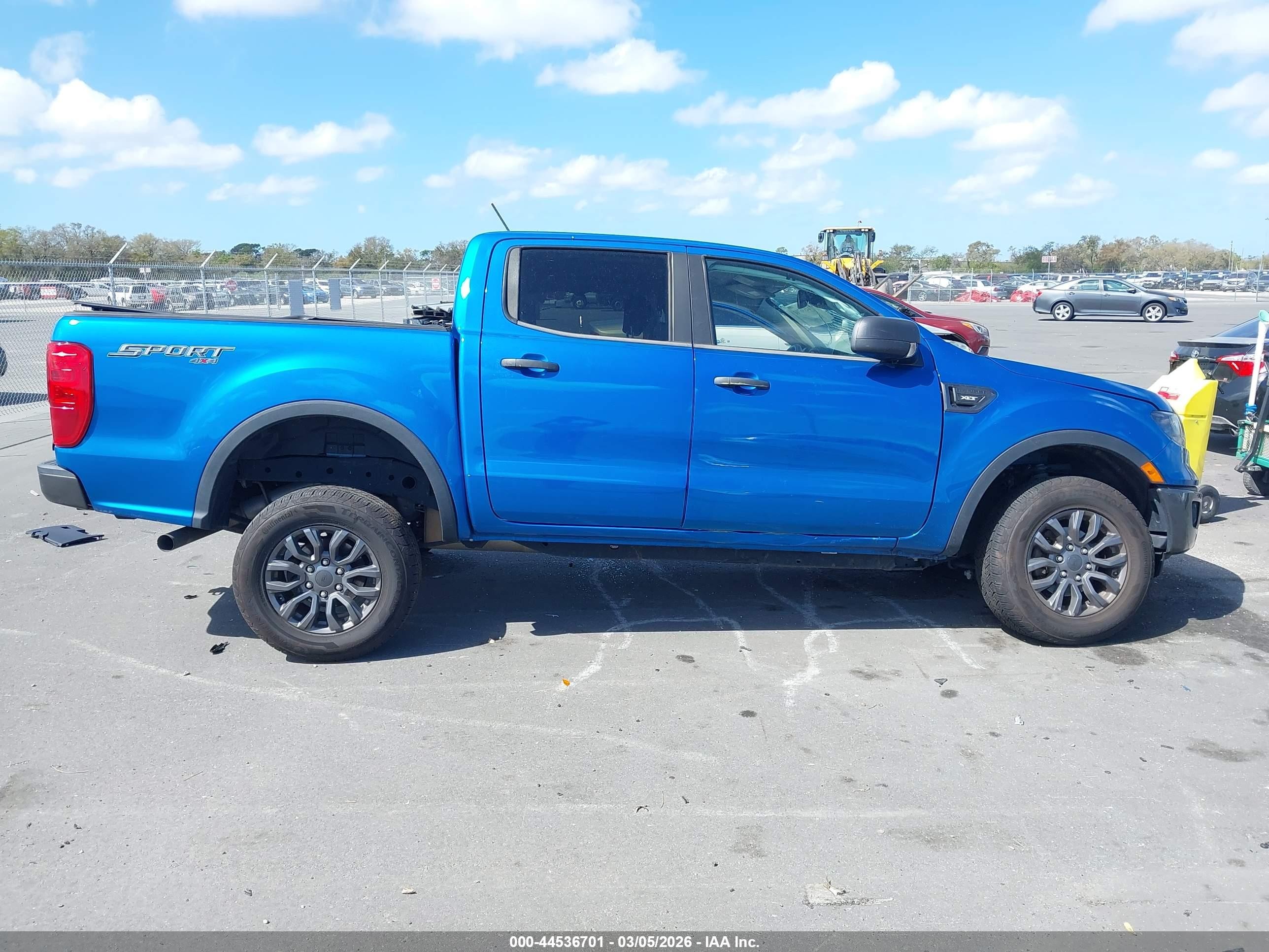 2021 Ford Ranger Xlt Blue vin: 1FTER4FH2MLE01960
