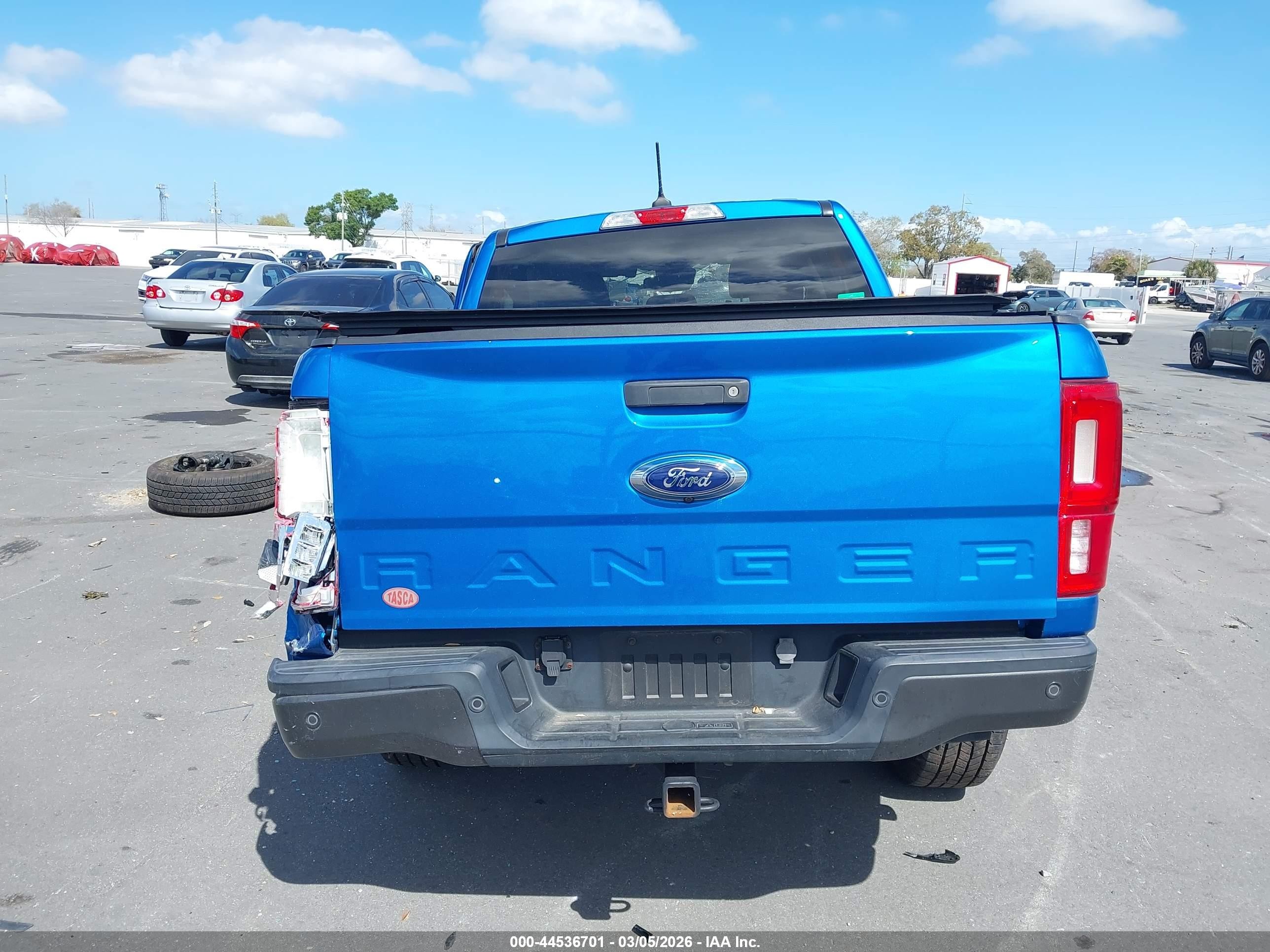 2021 Ford Ranger Xlt Blue vin: 1FTER4FH2MLE01960