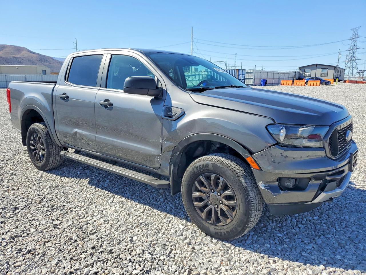 2022 Ford Ranger Xl Gray vin: 1FTER4FH2NLD07403