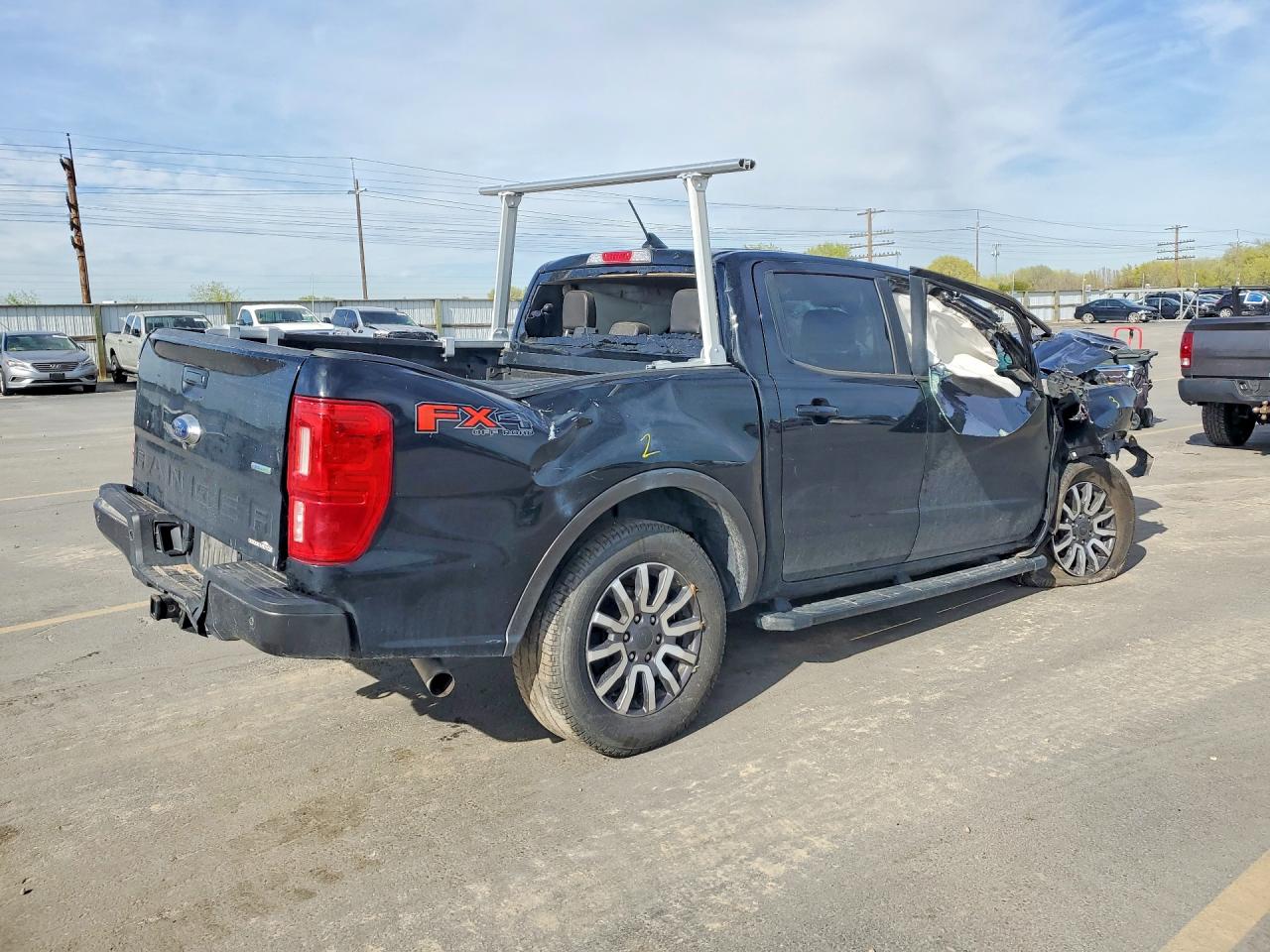 2019 Ford Ranger Xl Black vin: 1FTER4FH4KLA20334