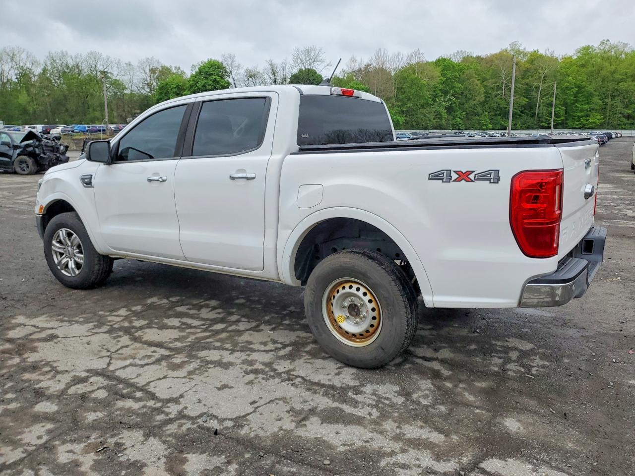2019 Ford Ranger Xl White vin: 1FTER4FH4KLB04458