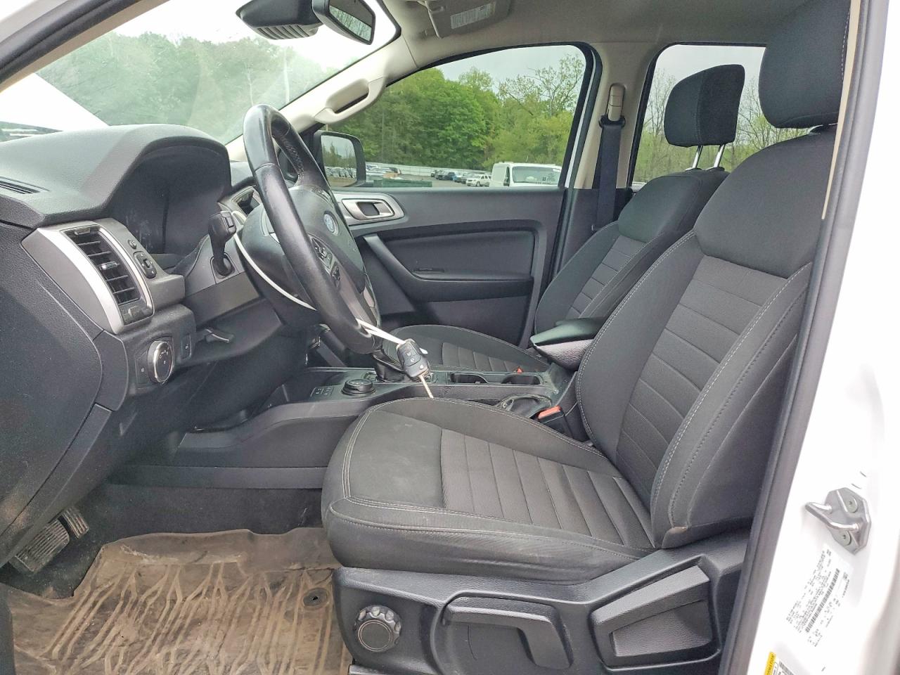 2019 Ford Ranger Xl White vin: 1FTER4FH4KLB04458