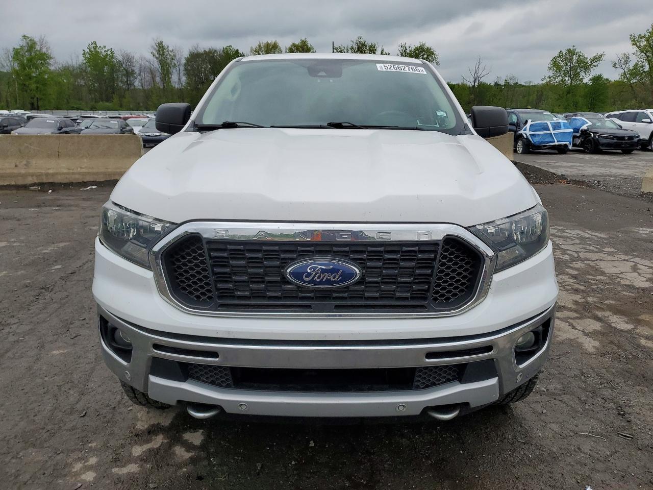 2019 Ford Ranger Xl White vin: 1FTER4FH4KLB04458