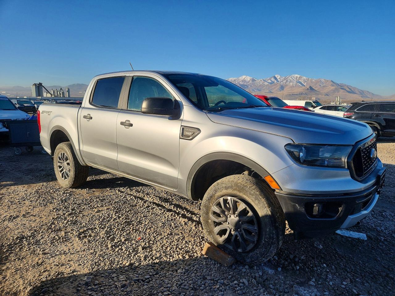 2021 Ford Ranger Xl Silver vin: 1FTER4FH4MLE00776
