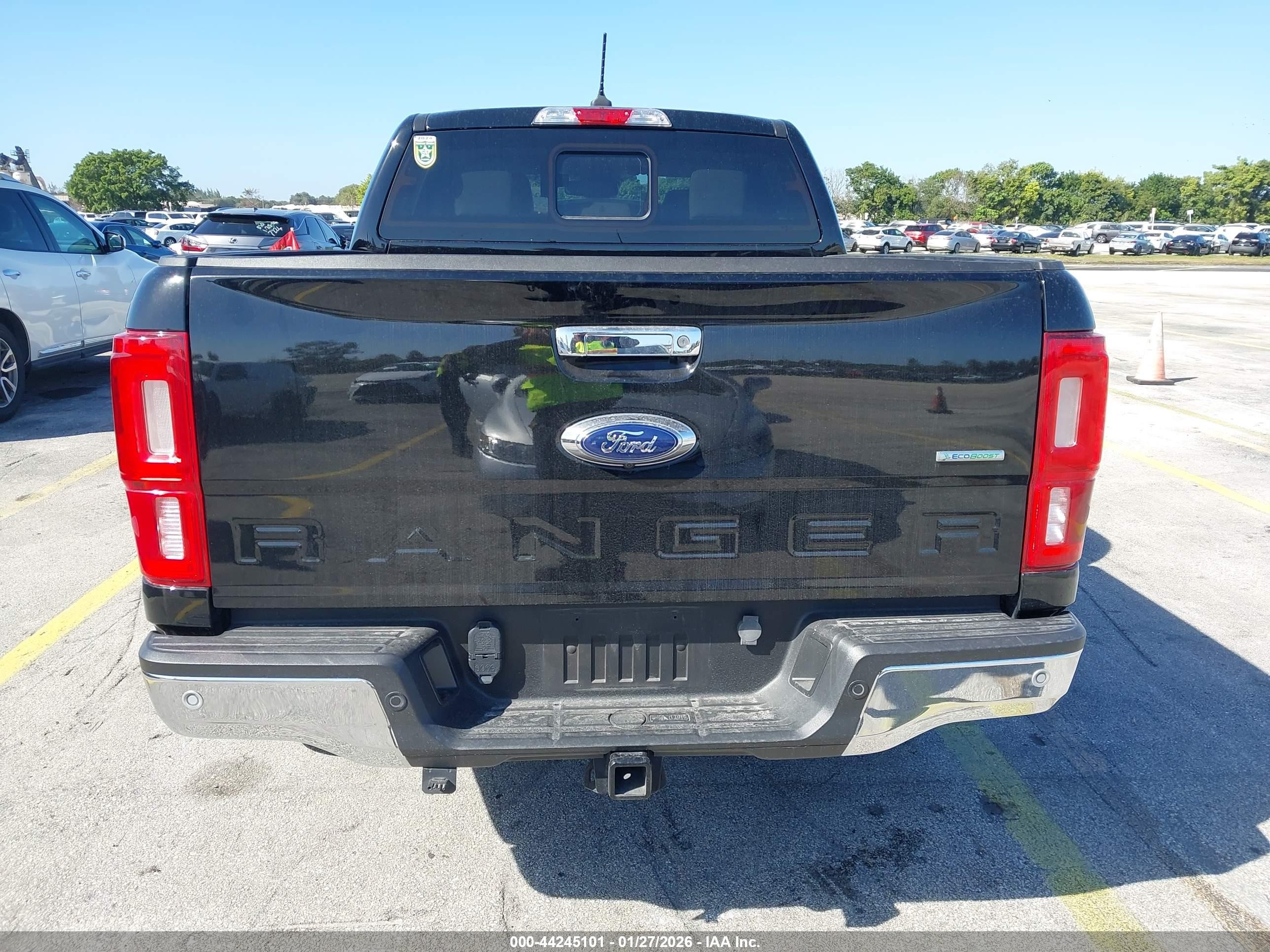 2019 Ford Ranger Xlt Black vin: 1FTER4FH5KLA40446