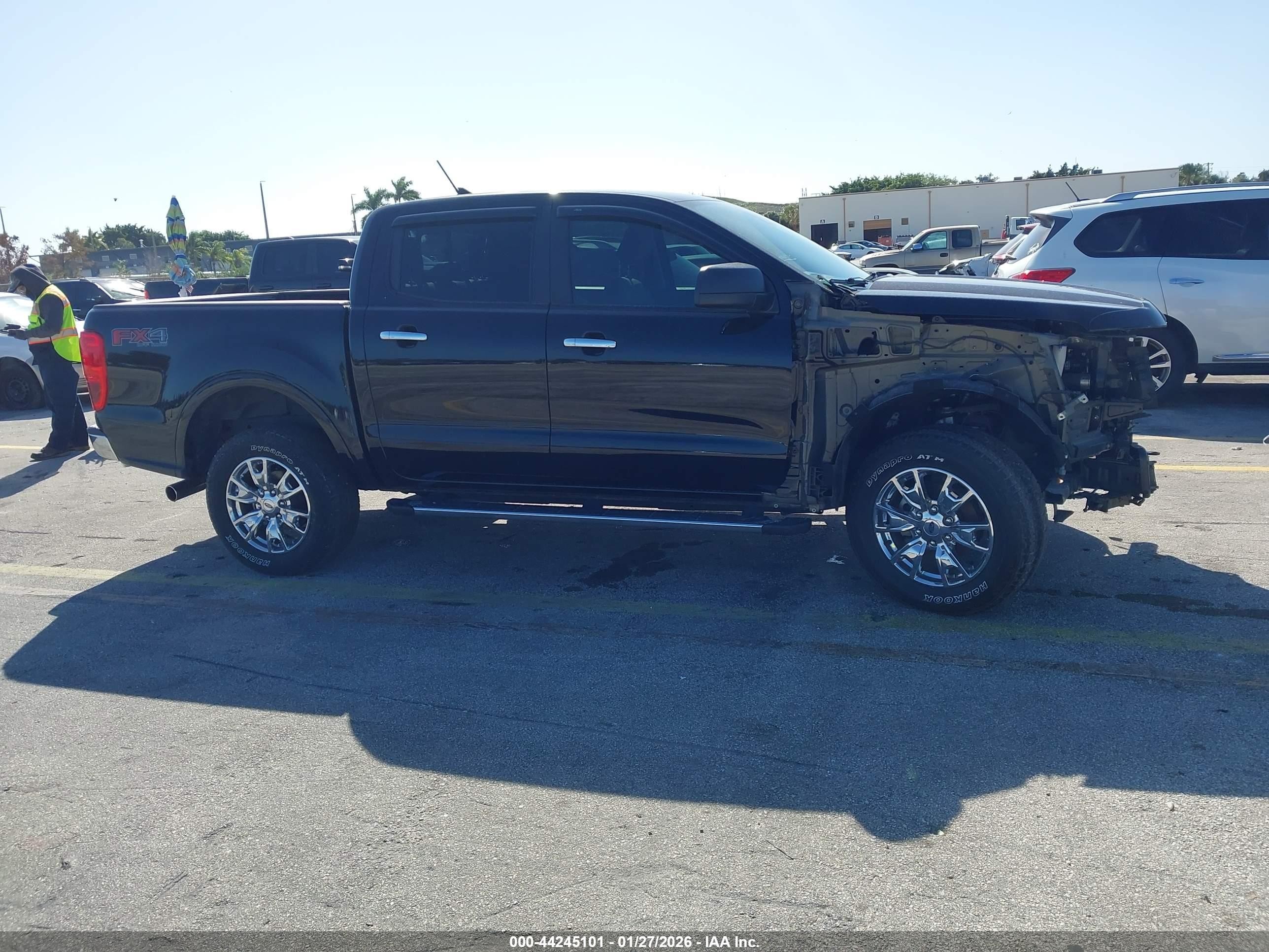 2019 Ford Ranger Xlt Black vin: 1FTER4FH5KLA40446