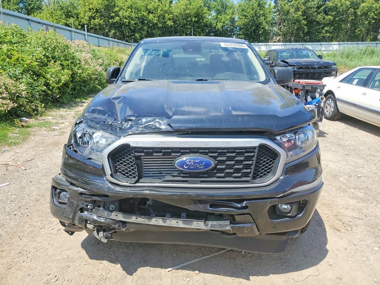 2019 Ford Ranger Xl Black vin: 1FTER4FH5KLA46389