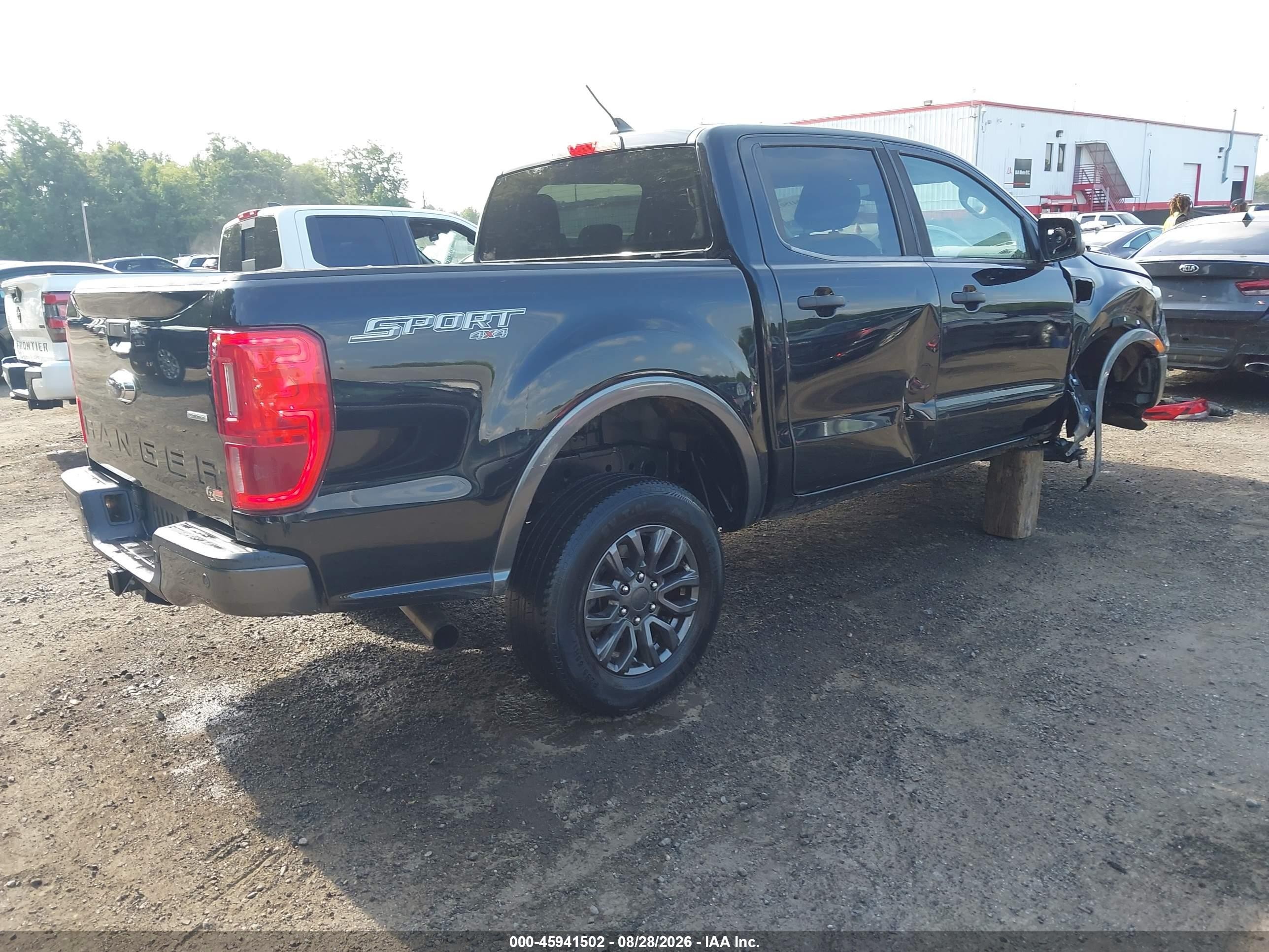 2019 Ford Ranger Xlt Black vin: 1FTER4FH5KLB10625
