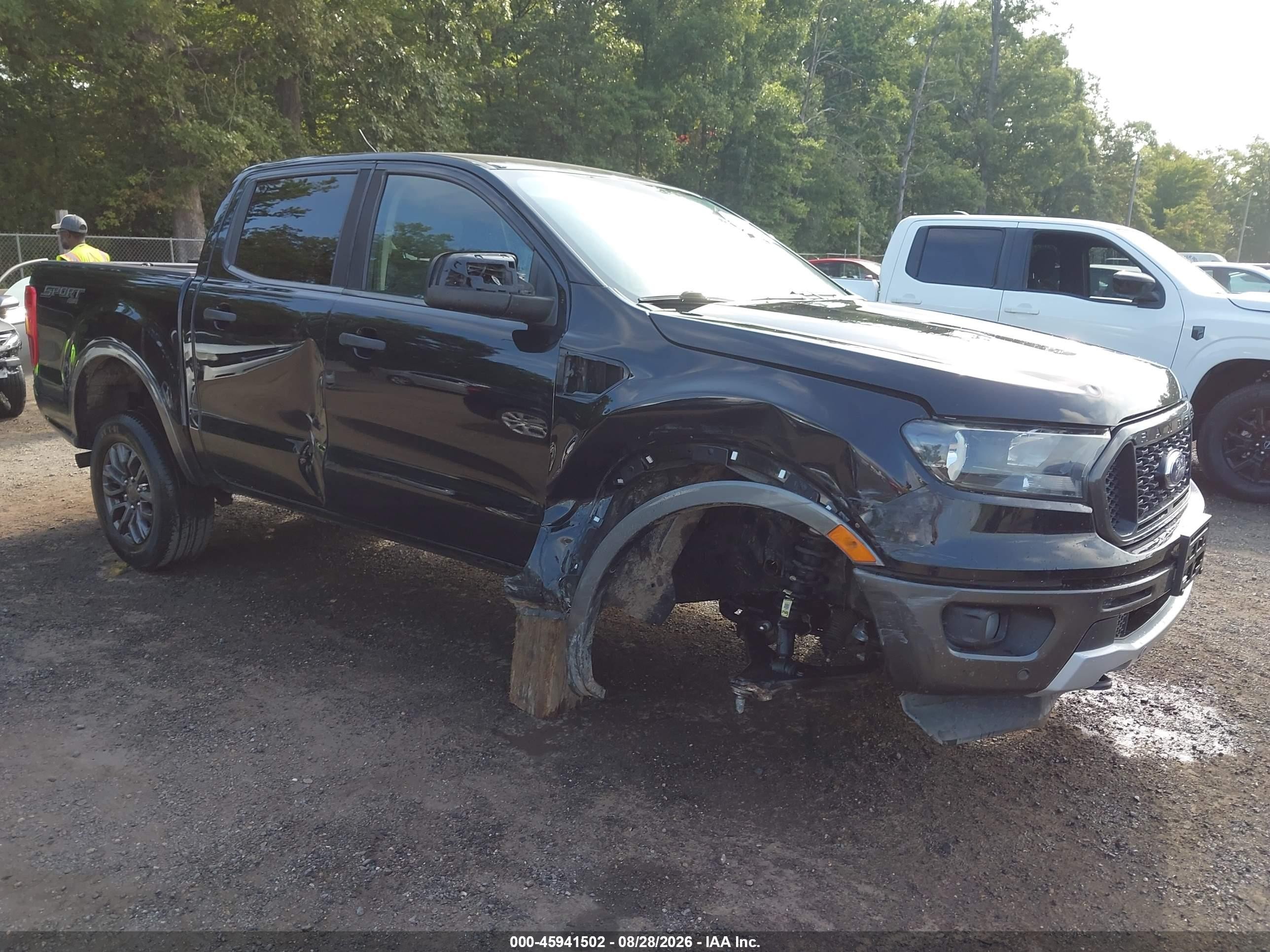 2019 Ford Ranger Xlt Black vin: 1FTER4FH5KLB10625